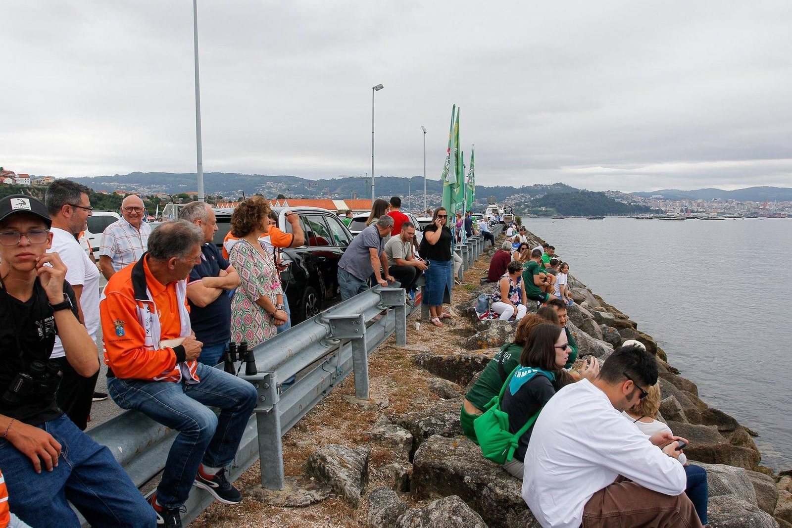 Bandera de Samertolameu de traineras.