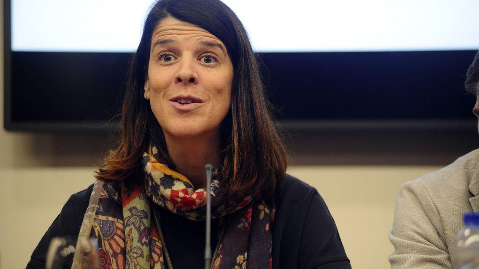 Ourense 28/2/20 Foro la Región sobre atletismo en en expourense Ruth Beitia Fotos Martiño Pinal