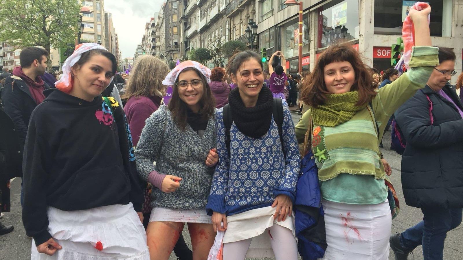 La manifestación del Día de la Mujer reúne en Vigo a miles de personas