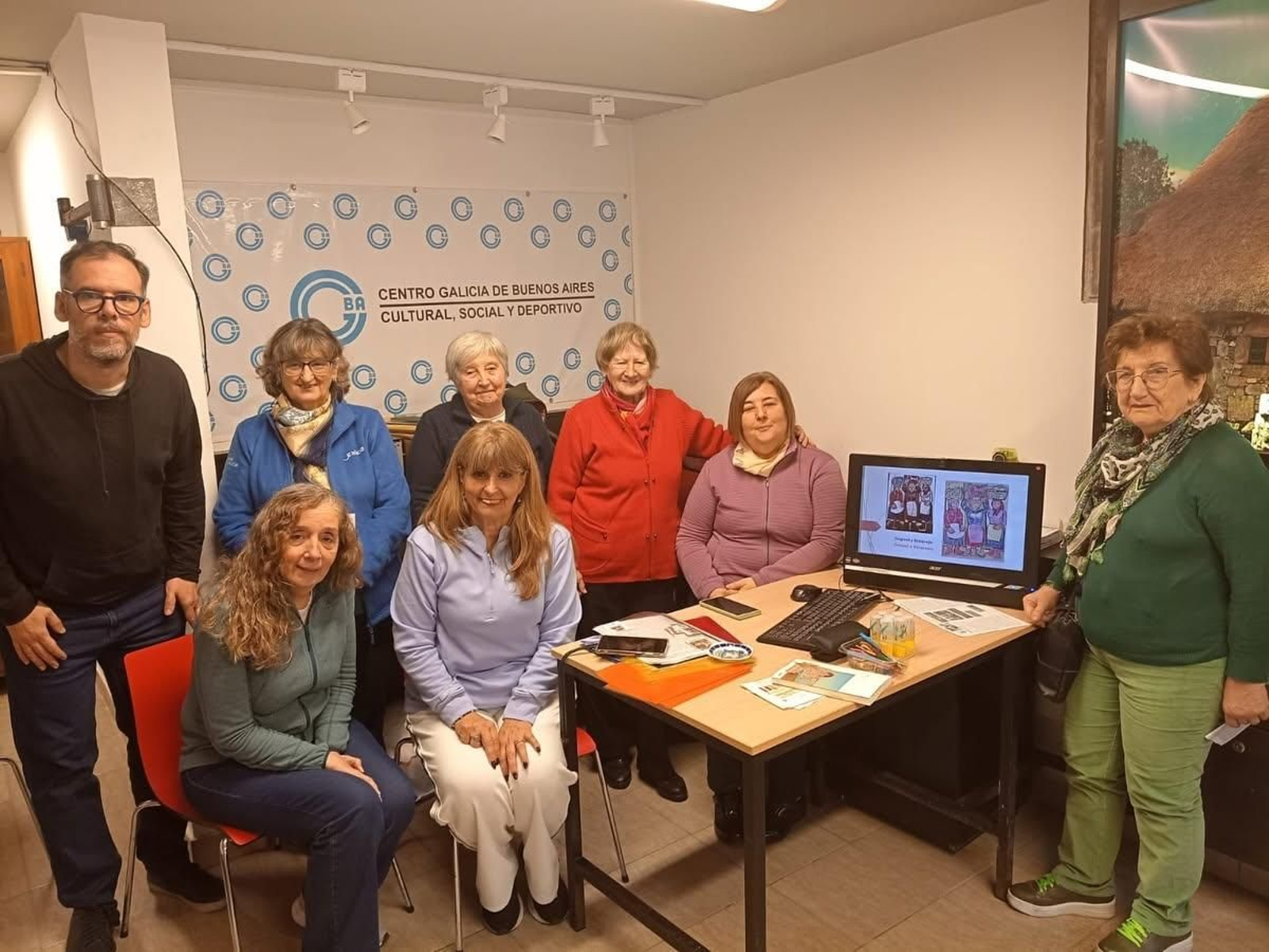 Participantes en el Faladoiro