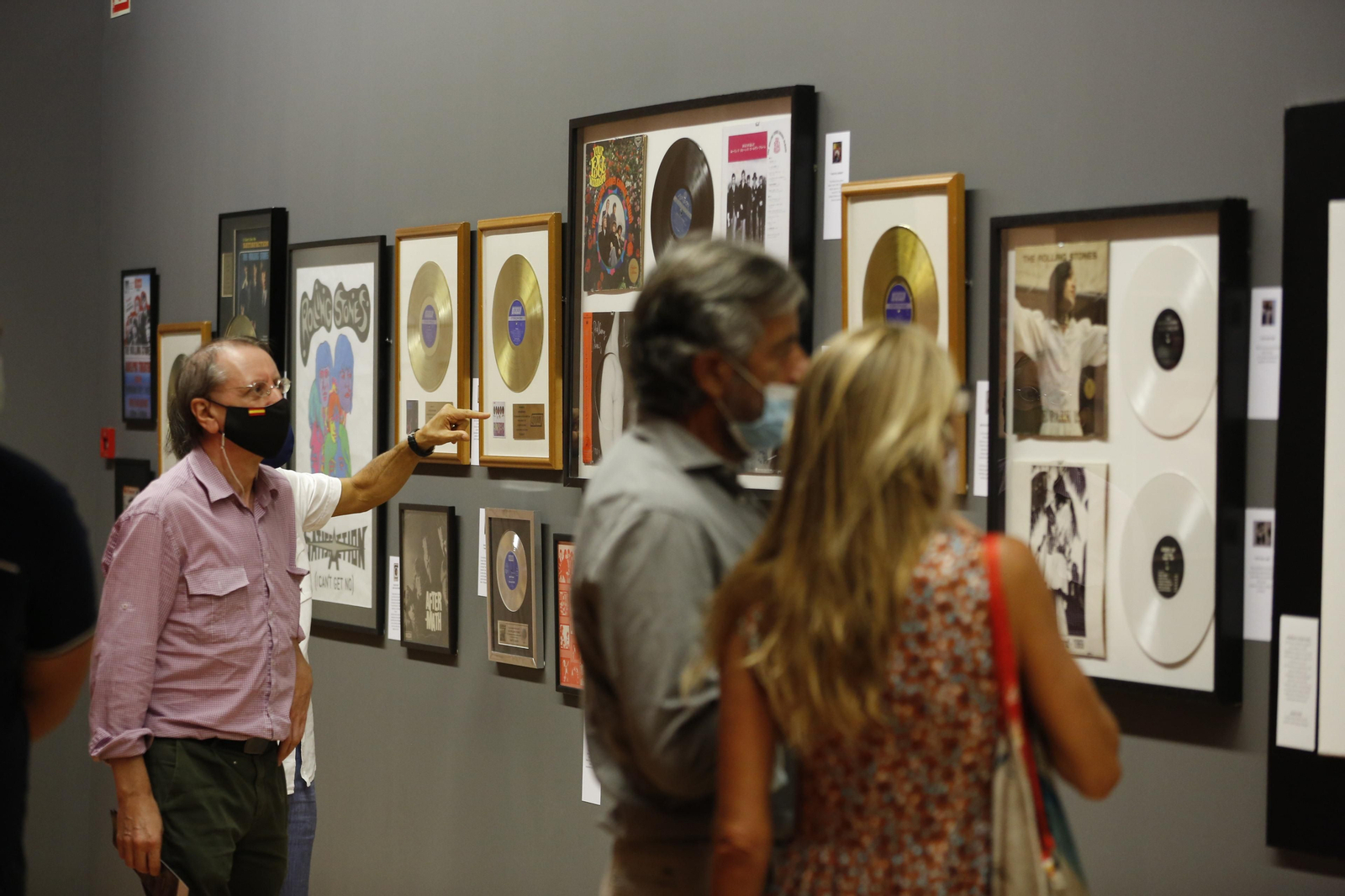 Ourense. 03/09/2020. Inauguración de la Exposixión en el centro cultural Marcos Valcárcel " The Rolling Stones Collection Sánchez Runde".
Foto: Xesús Fariñas