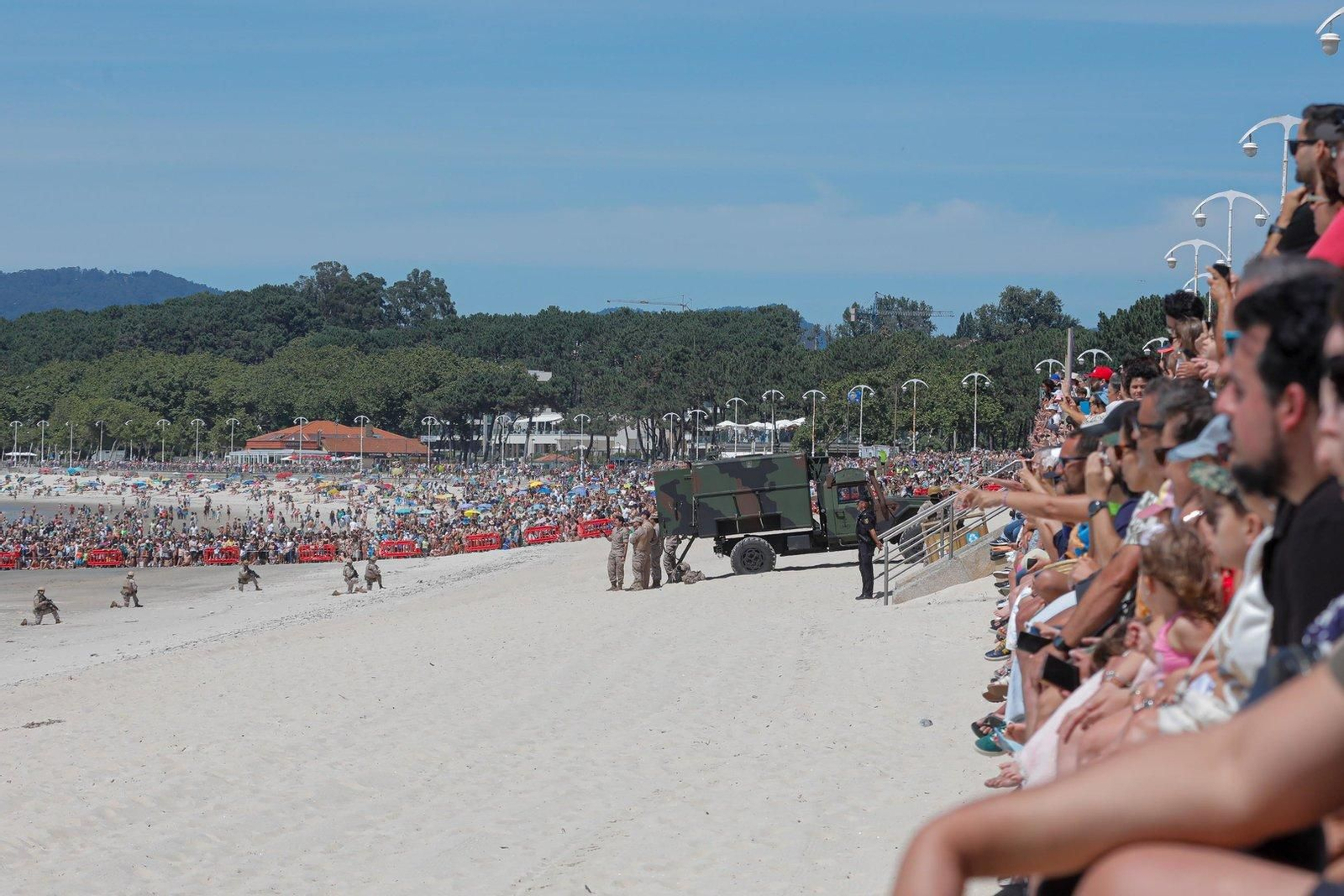 Exhibición flota Dédalo 24 en Samil.