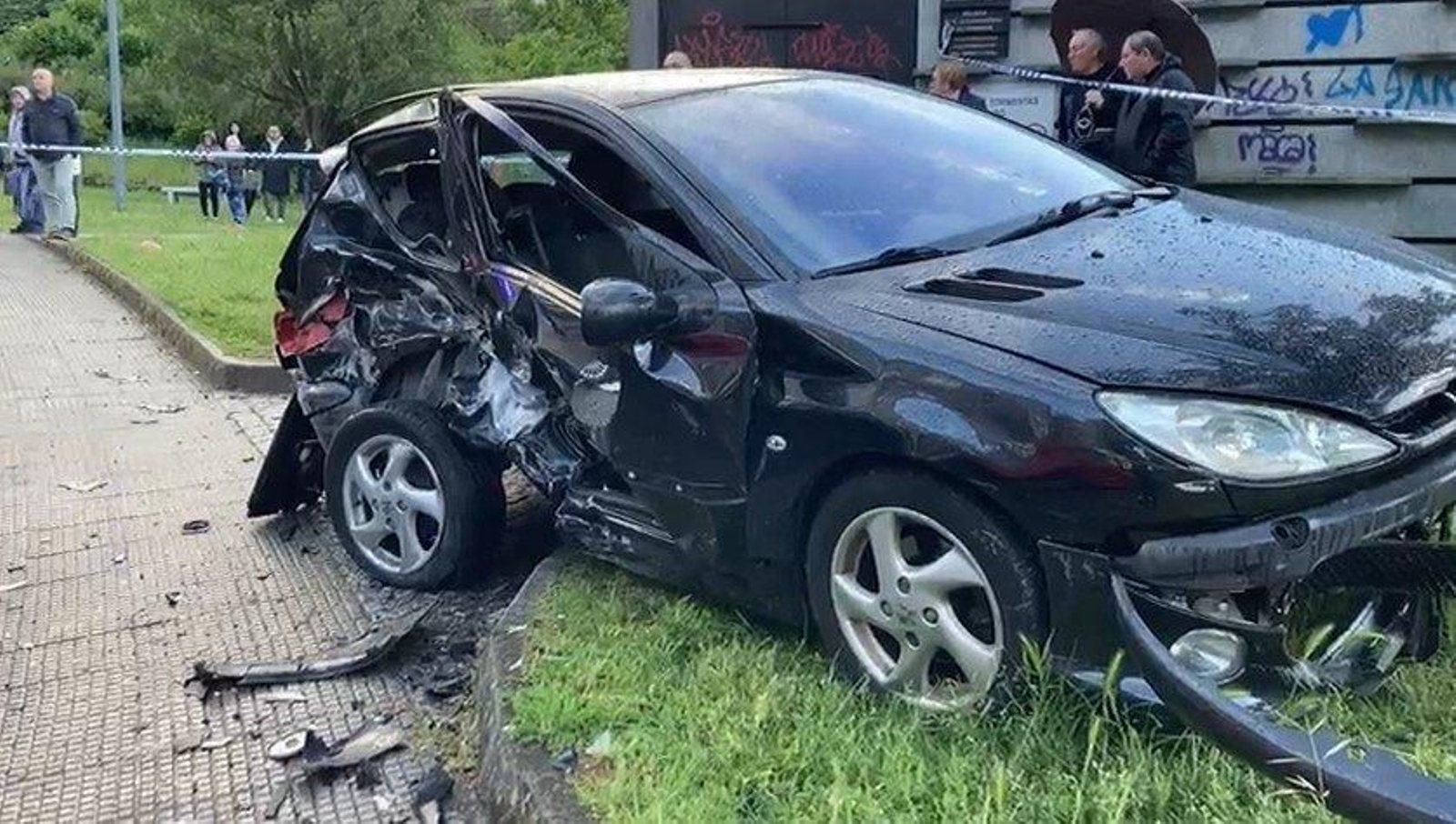 Accidente múltiple en Ourense