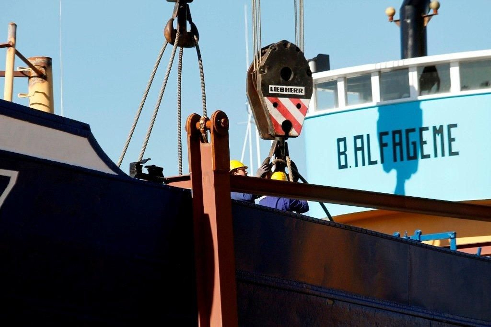Traslado del barco Foto Lanfoco 10
