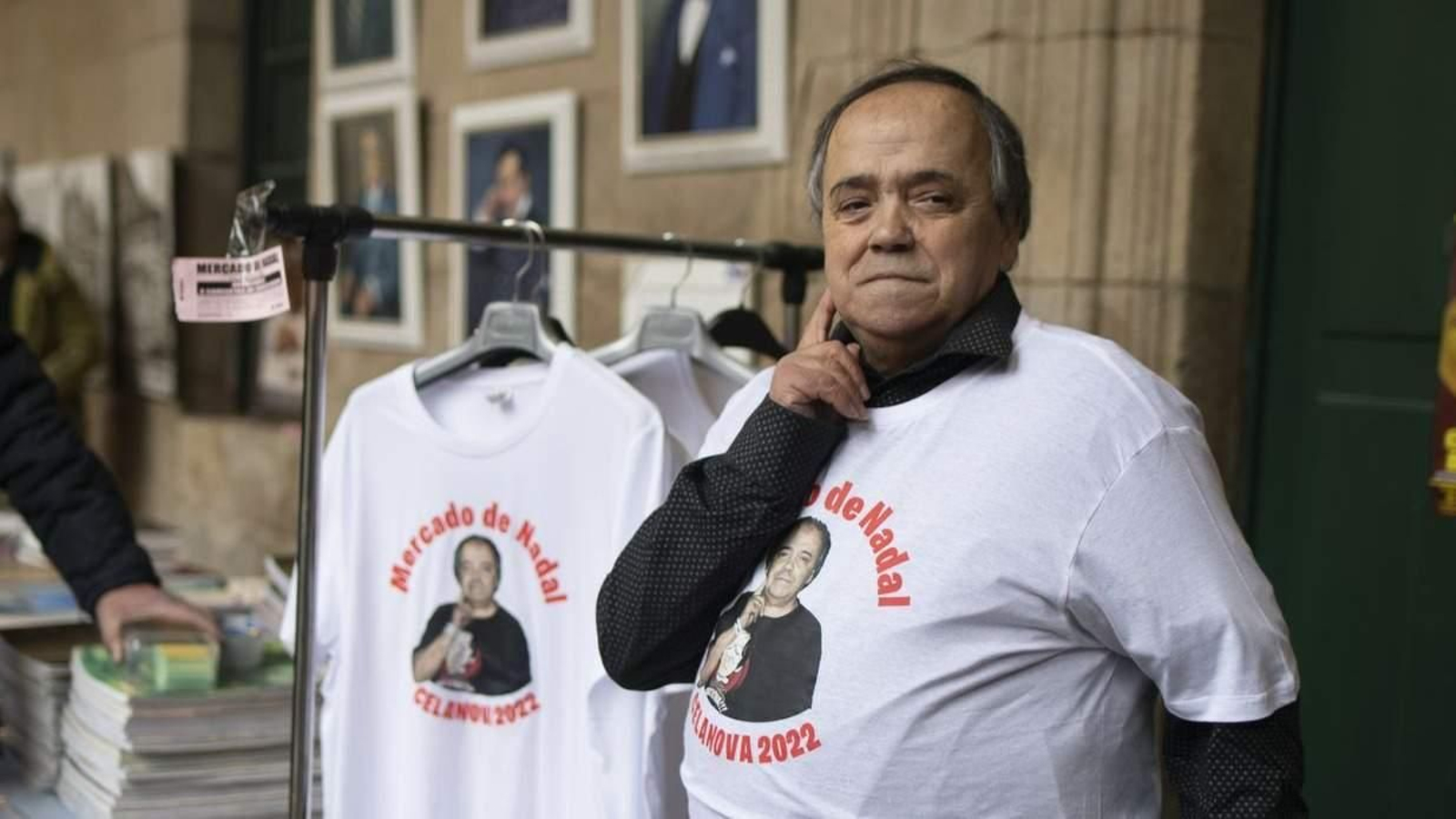 El showman Cañita Brava, en Celanova. (FOTO: XESÚS FARIÑAS).