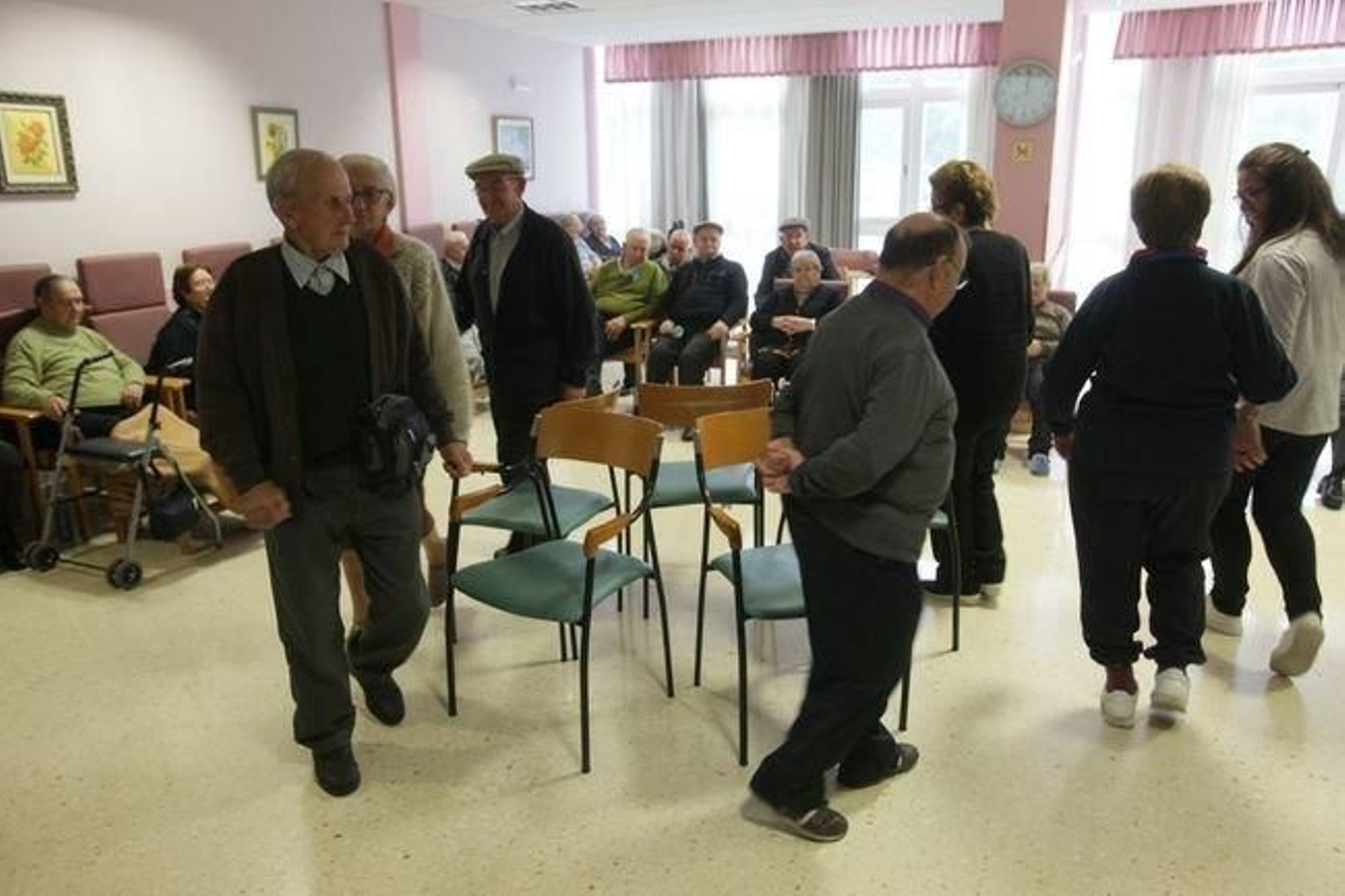Luintra. 24-05-2016.REsidencia San Martiño, en Luintra. Paz