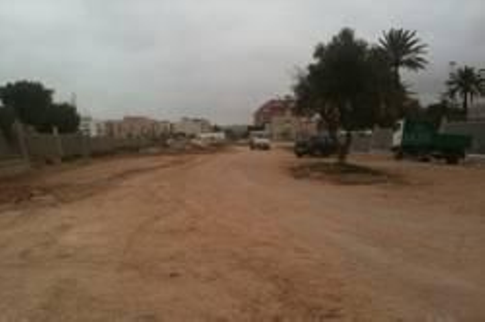 Vista del terreno en el que se llevarán a cabo las obras.