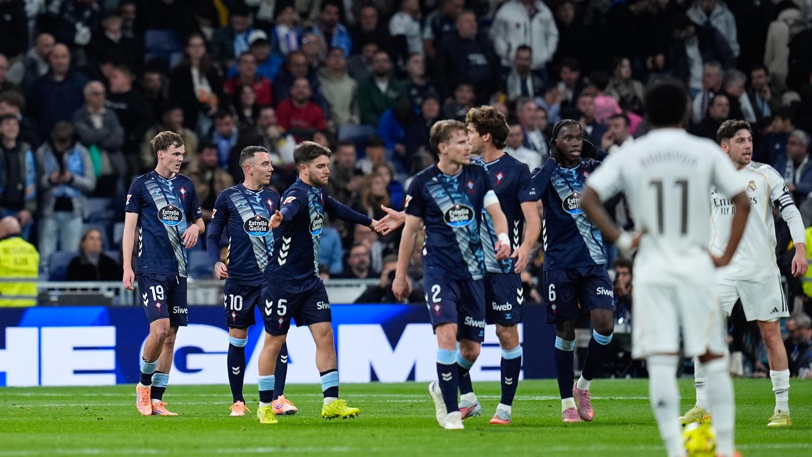 Galería | El Celta regresa al Santiago Bernabéu