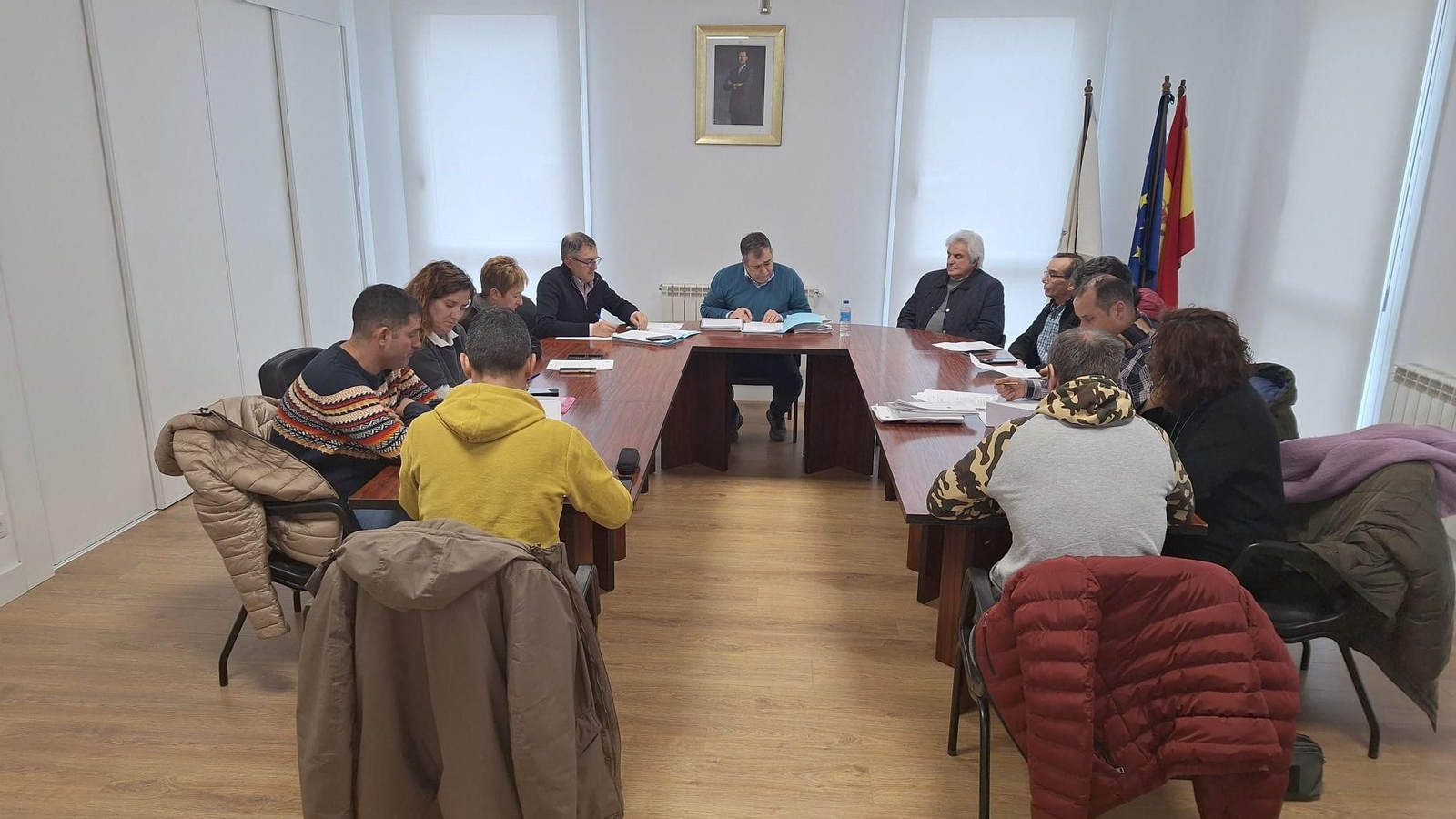 Pleno extraordinario celebrado no Concello de Monterrei.