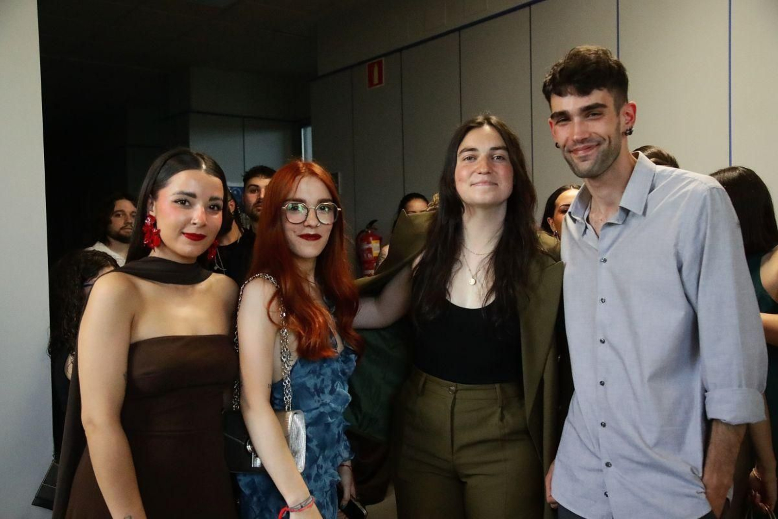 María, Marta, Lidia y Adrián.