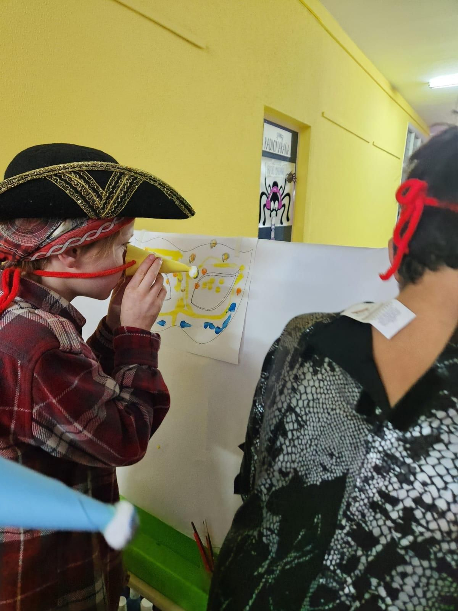 O Entroido no colexio de Vilar de Barrio