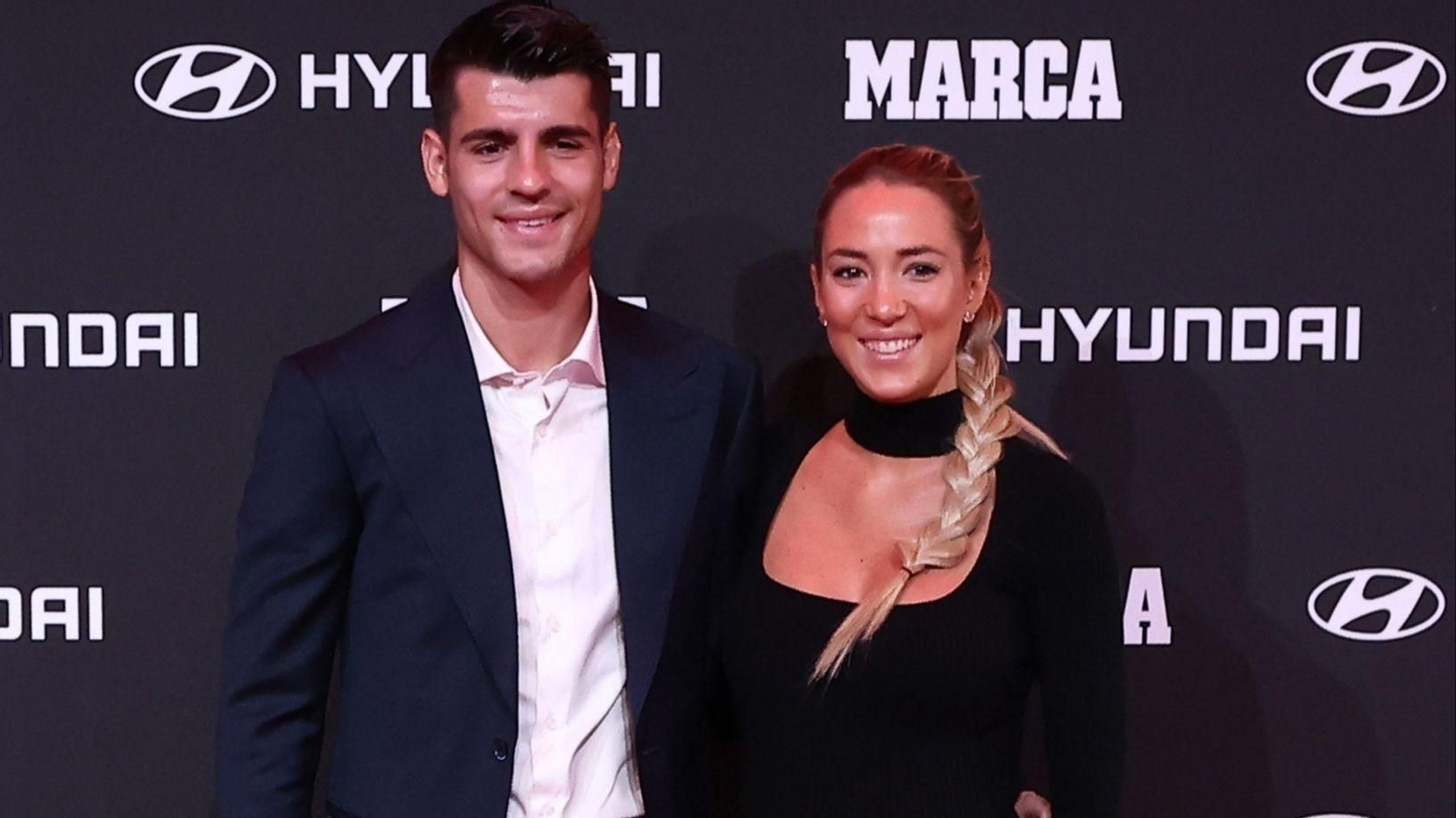 Alvaro Morata y Alice Campello en una imagen de archivo.