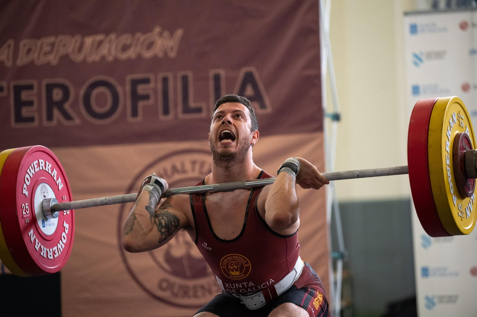 Galería | La halterofilia ourensana disputa la segunda jornada de la liga provincial