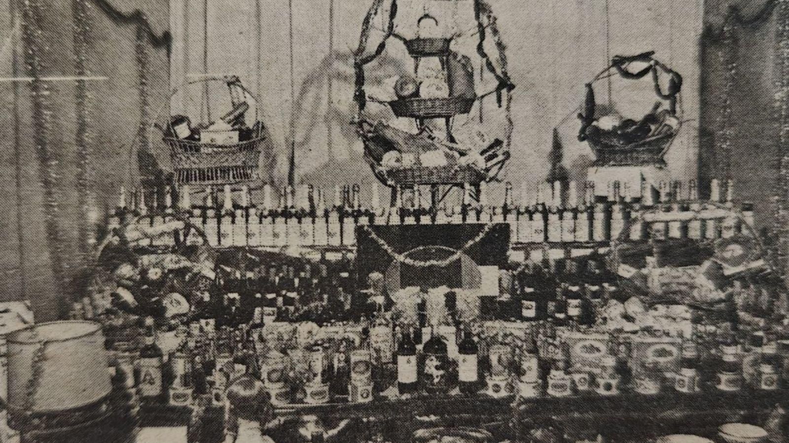 Imagen de la cesta expuesta al público.