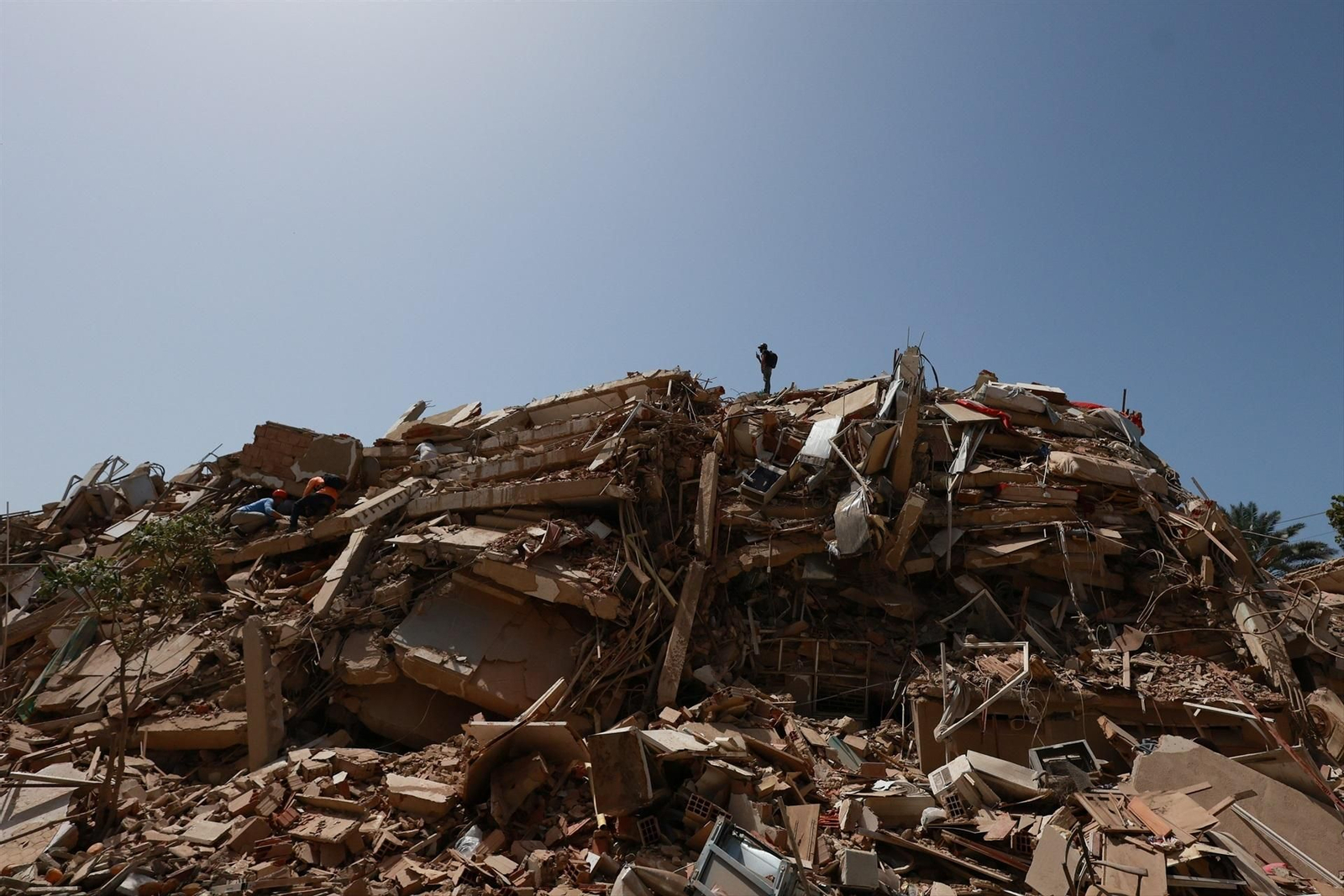 Viviendas derruidas como consecuencia del terremoto
