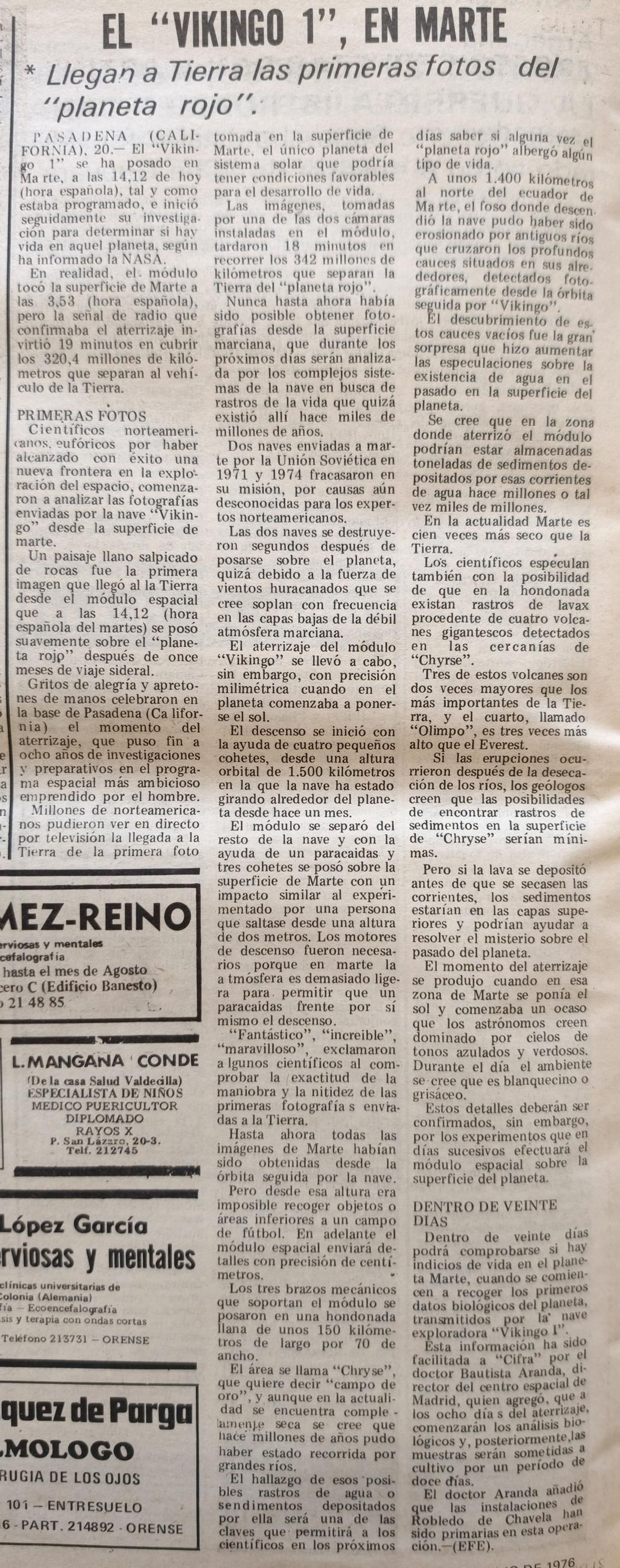 21 de julio de 1976.