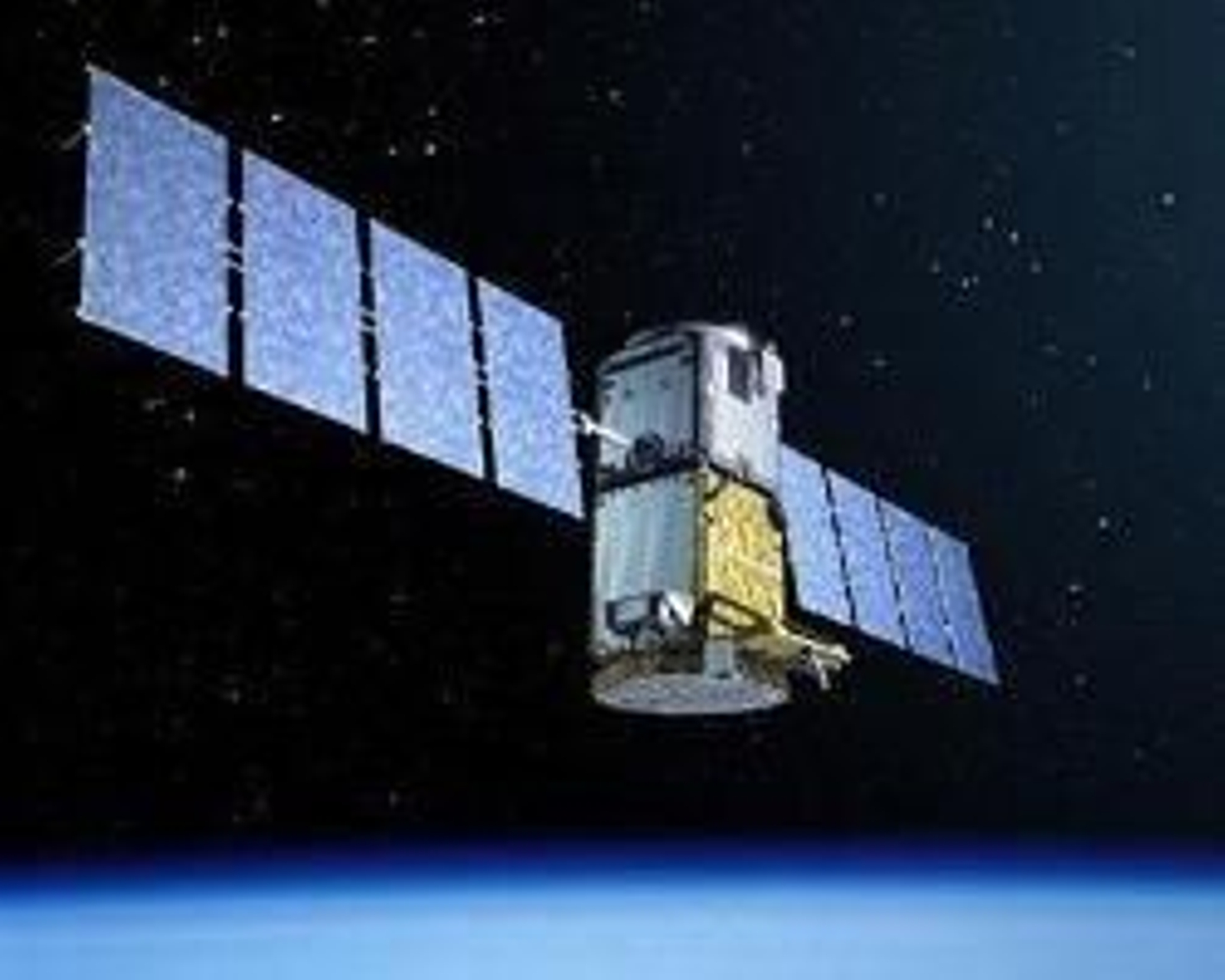 Recreación virtual del reloj atómico.