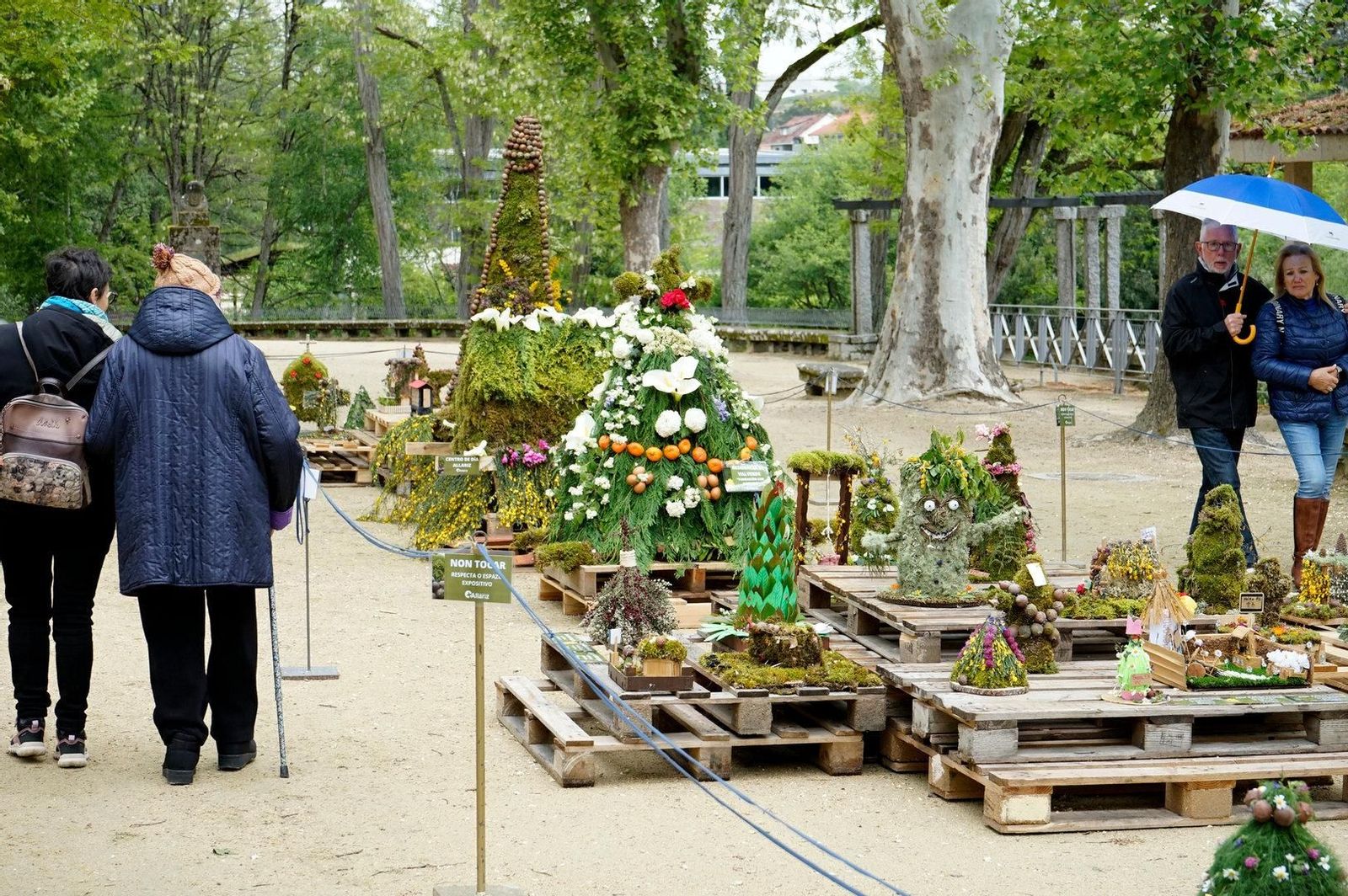 4 de las personas que han ido a ver la exposición.