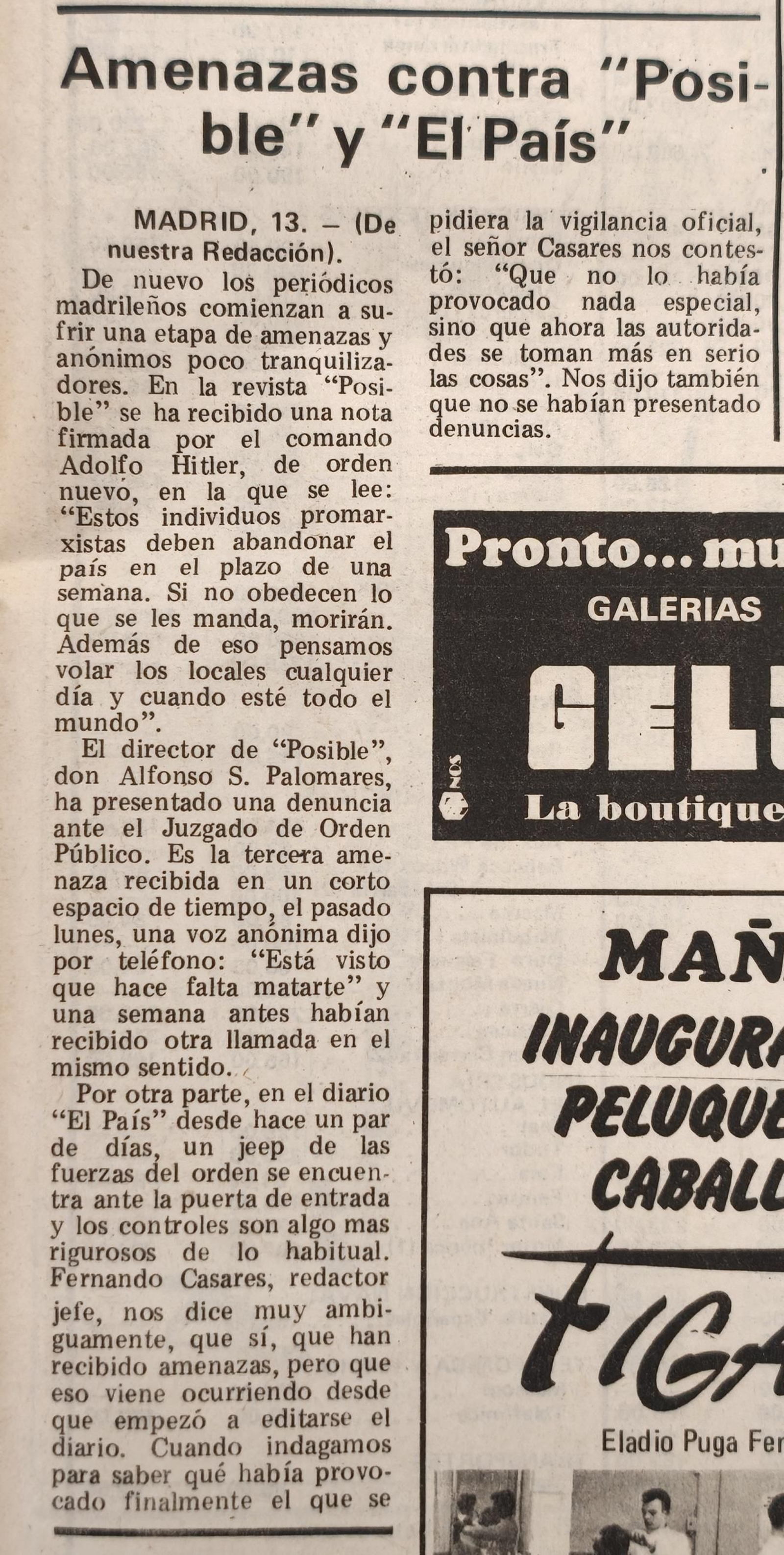 18 octubre 1976.