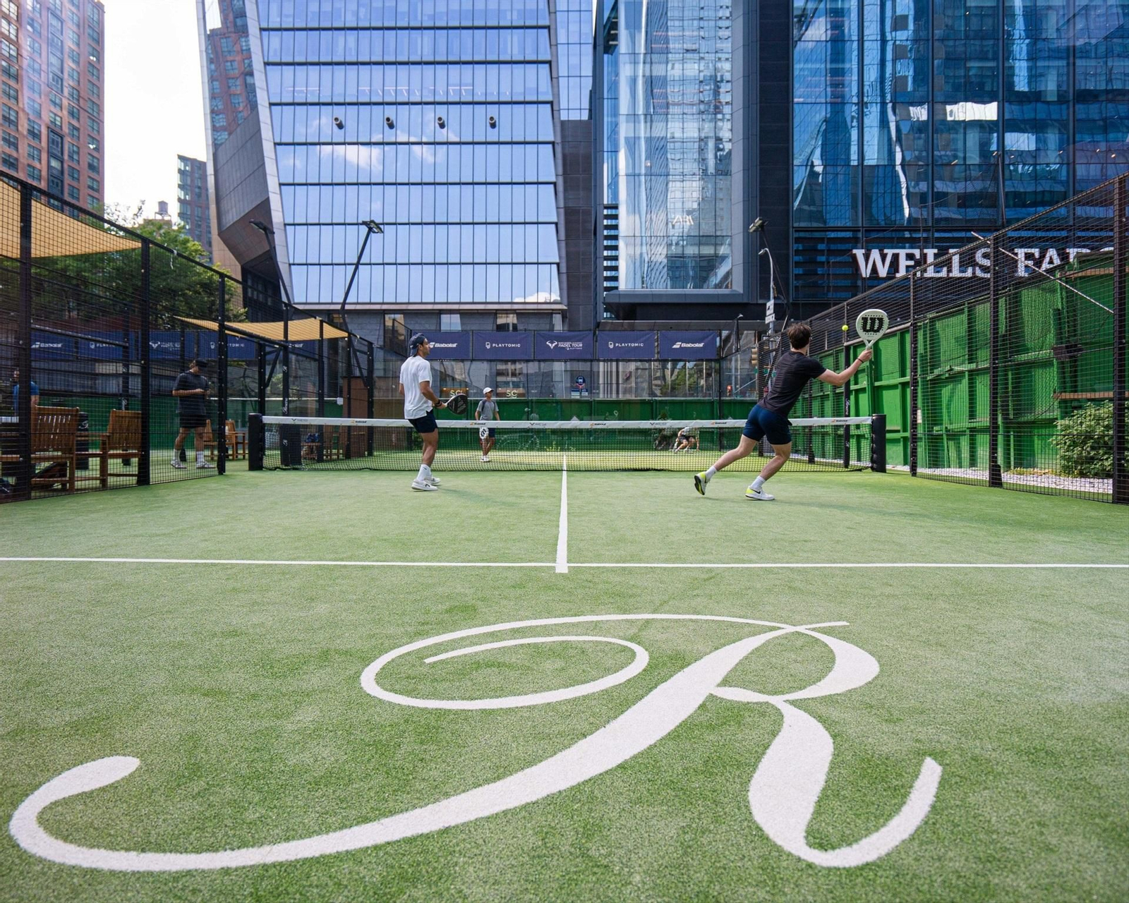 Partido de pádel en Nueva York