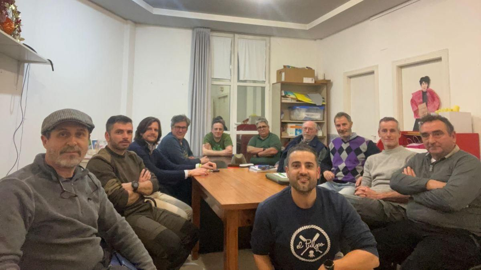 Asamblea de la Asociación de Colleiteiros de O Ribeiro, celebrada este mes.