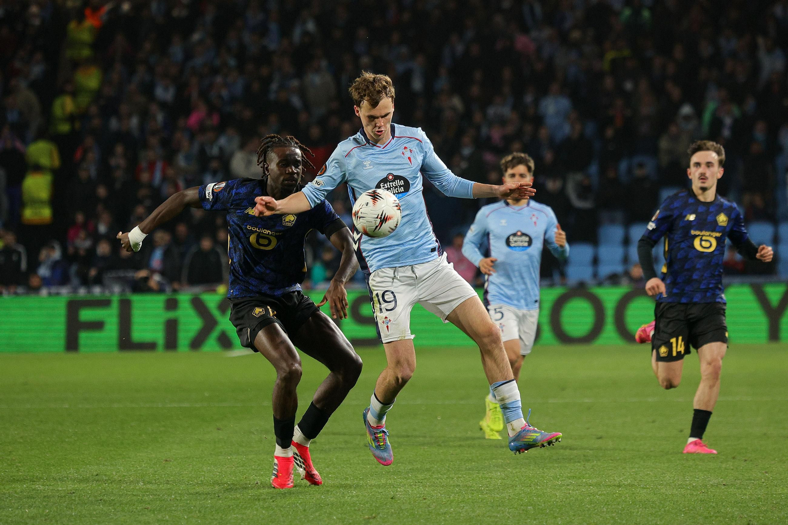 Galería | El Celta recibe al Lille en Balaídos