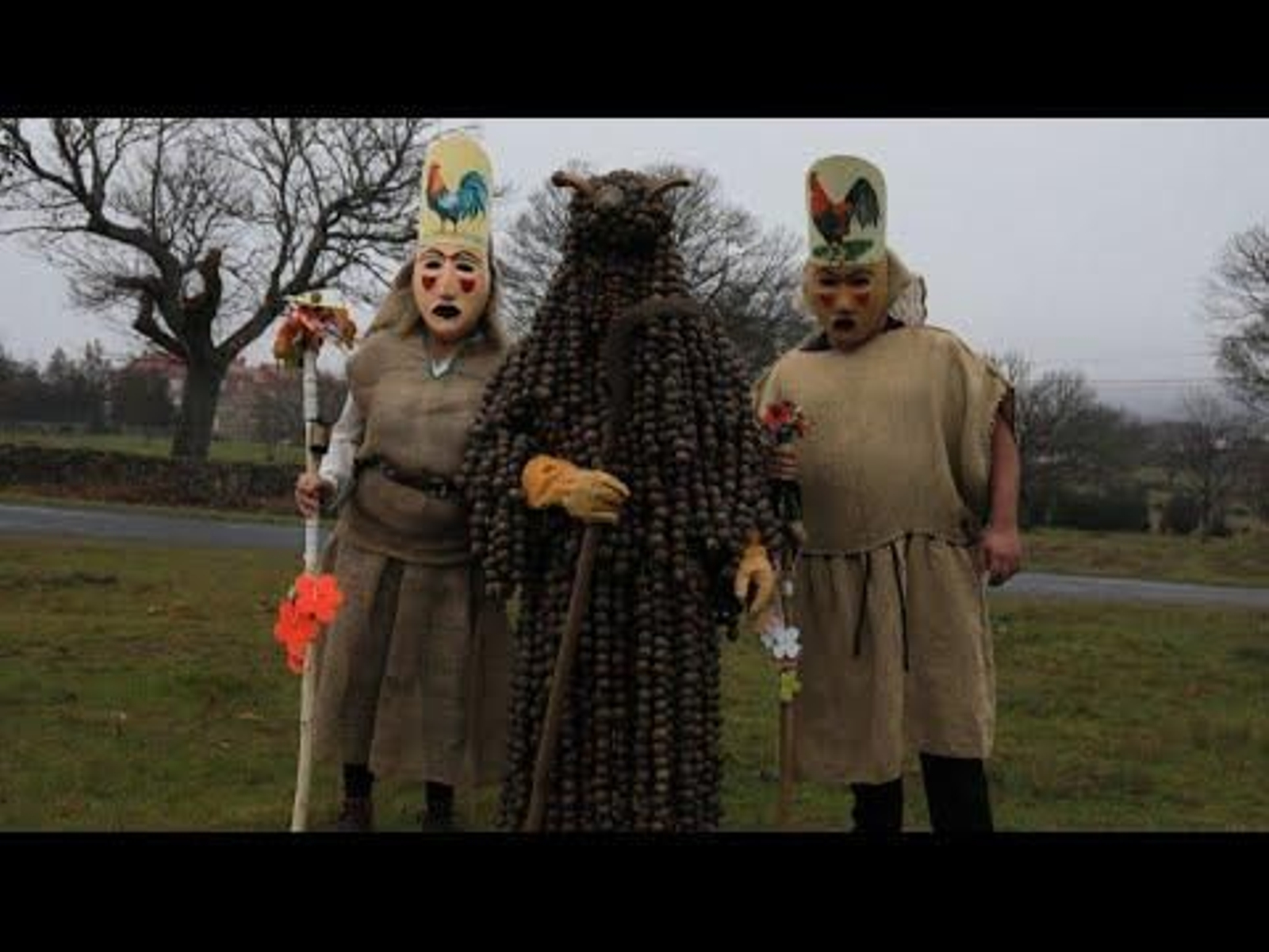 Os zamarreiros de A Mezquita inauguran o Entroido ourensán