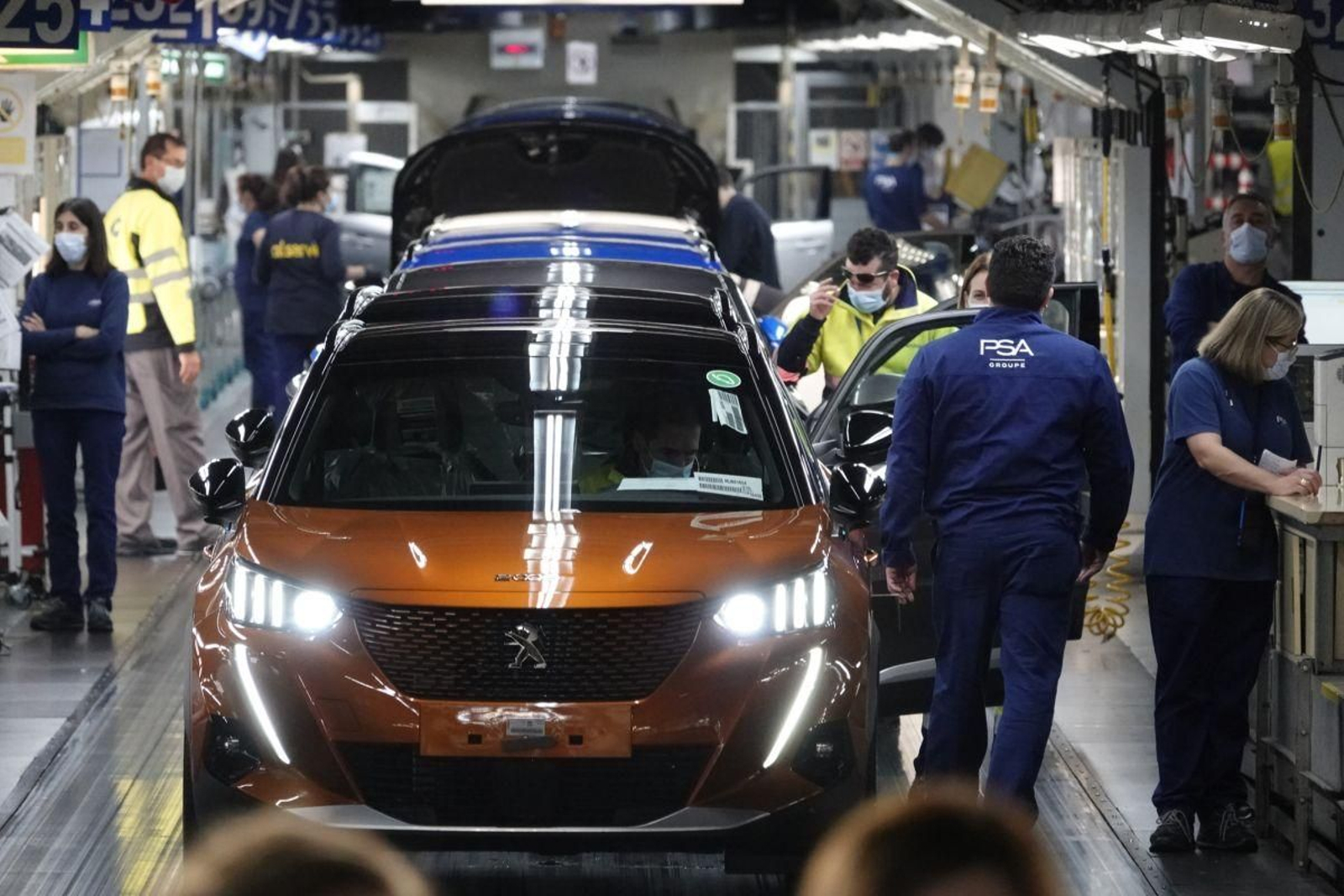 La planta estuvo parada la semana pasada por la falta de microchips.