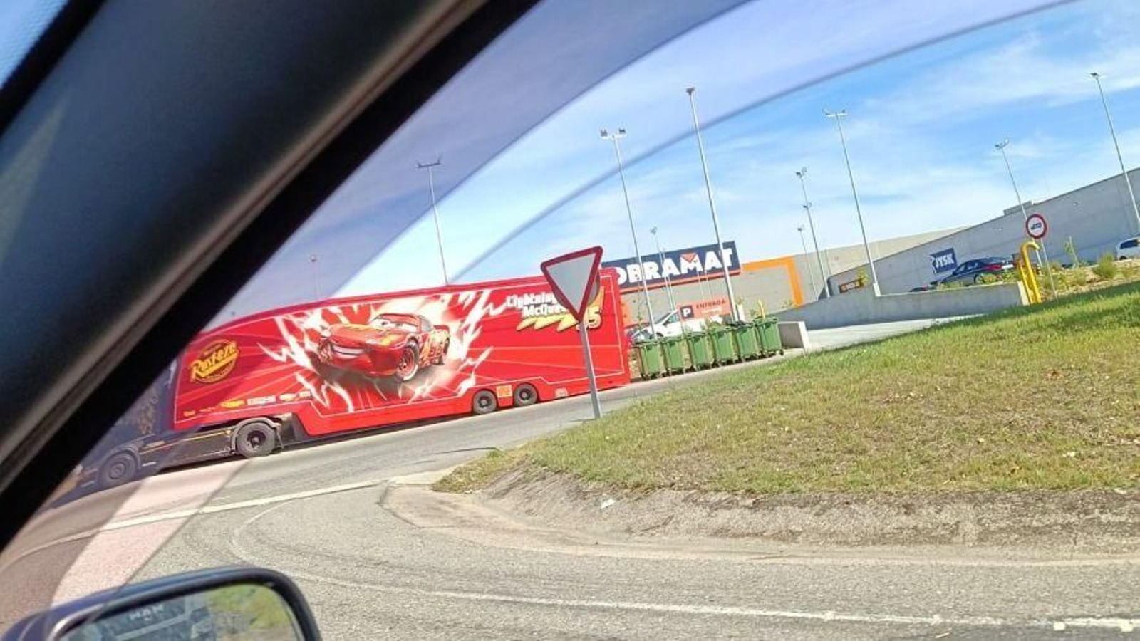 Rayo McQueen visto en Ourense.