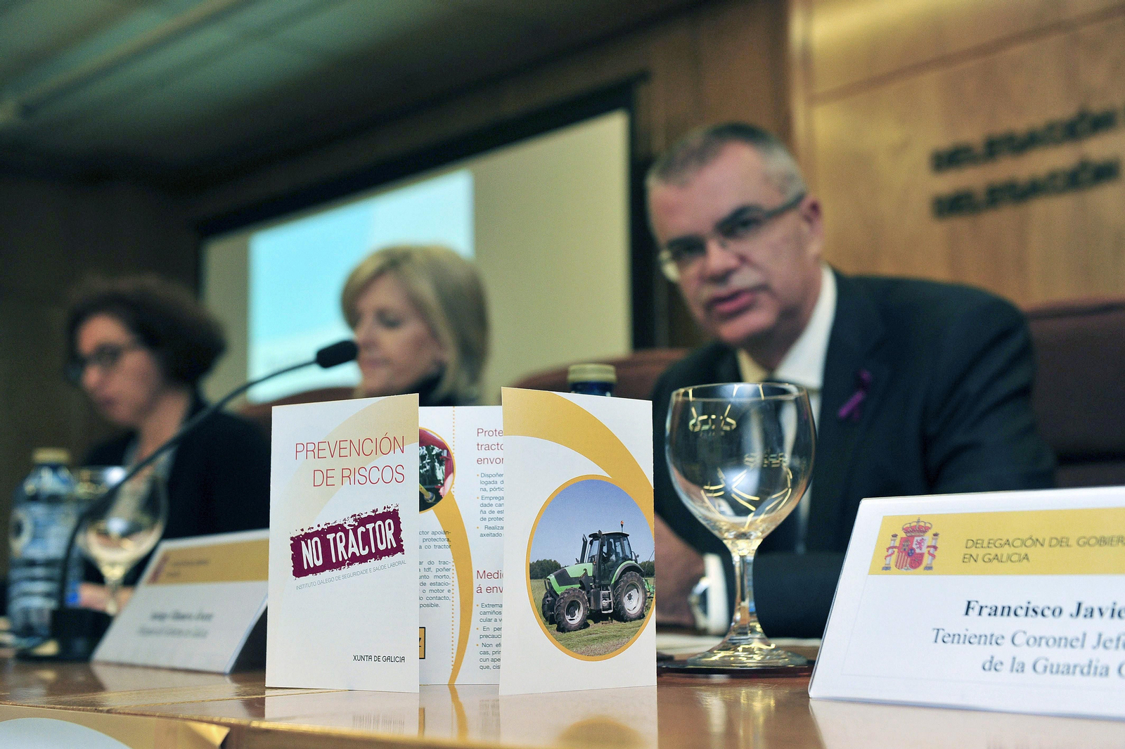 Villanueva, durante la presentación del plan de prevención en A Coruña.