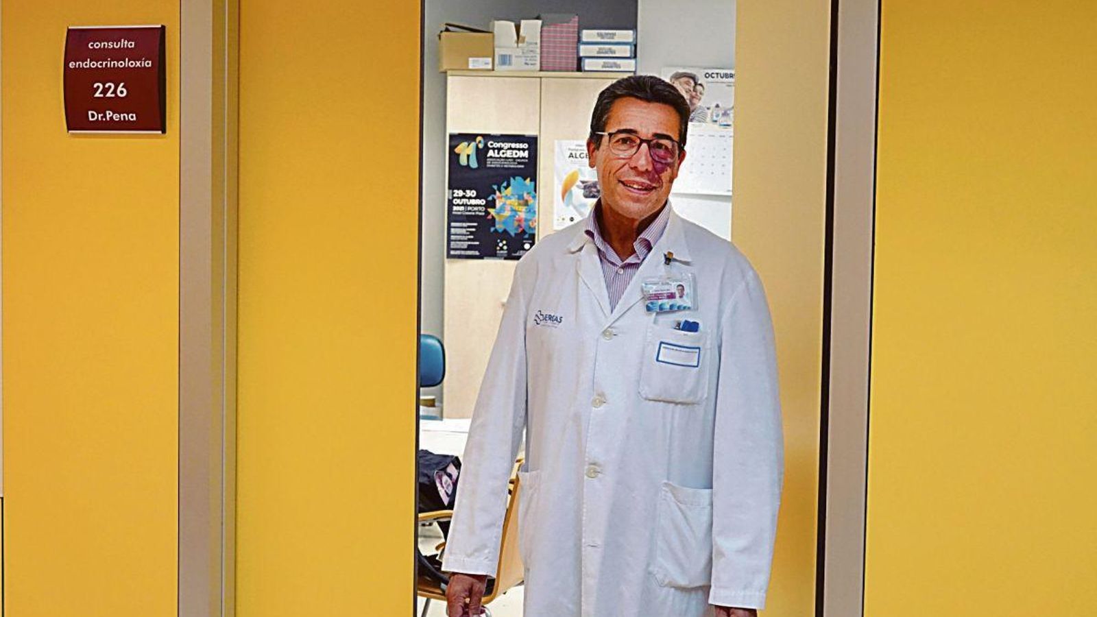 Eduardo Pena, Jefe de Endeocrino del Complejo Hospitalario Vigués.