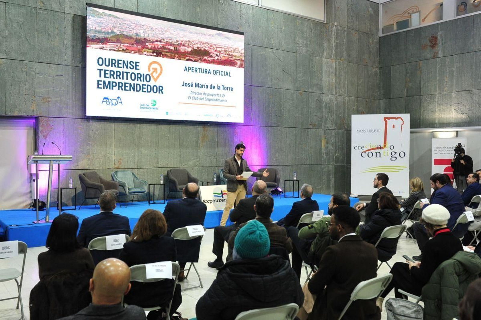 La conferencia “Ourense, territorio emprendedor” del pasado 5 de diciembre.