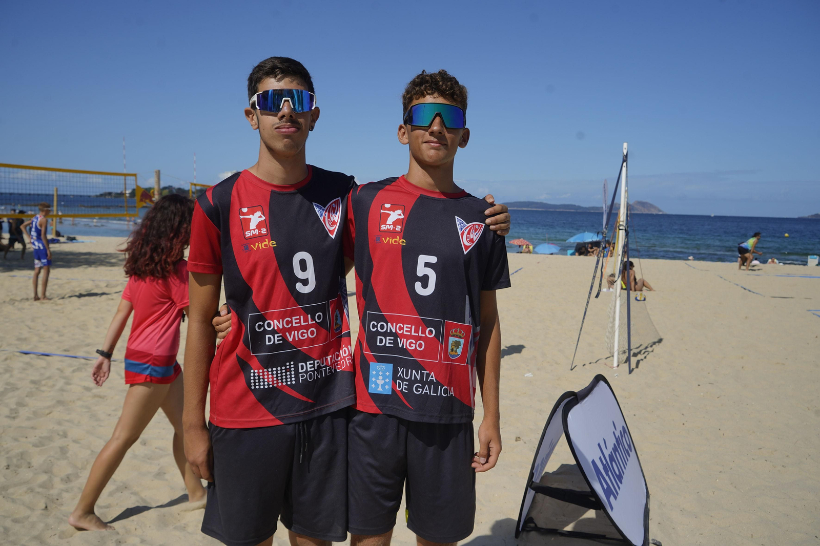 Participantes en el III Torneo Atlántico de voley playa.