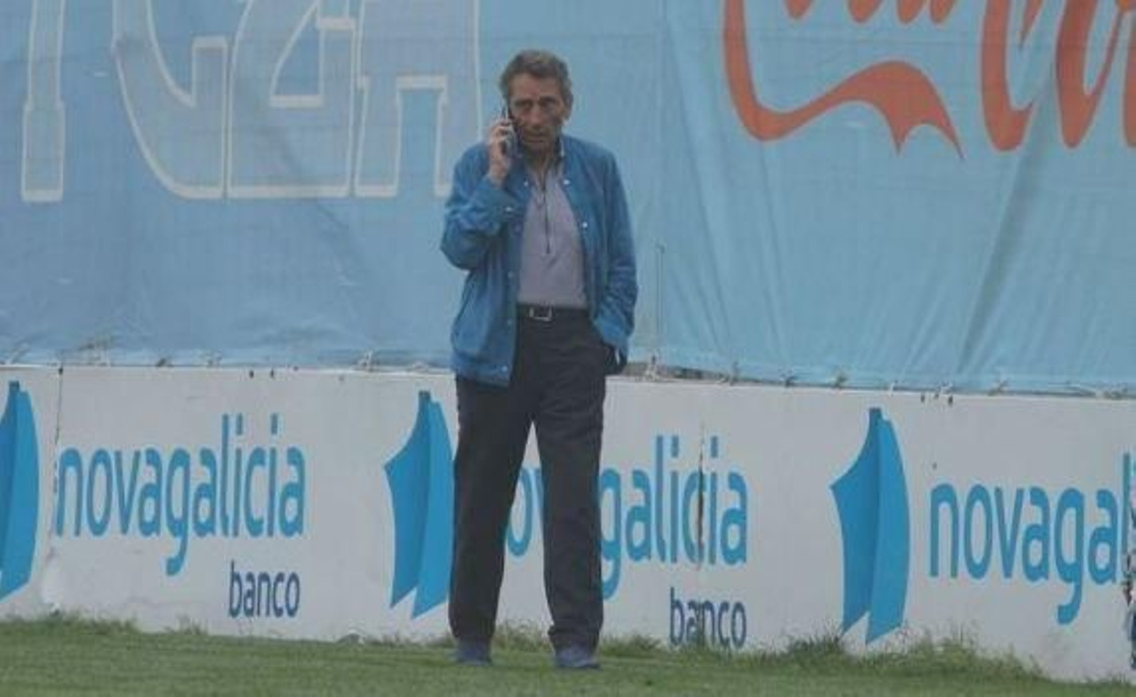 Carlos Mouriño, presidente del Celta, ayer en A Madroa.