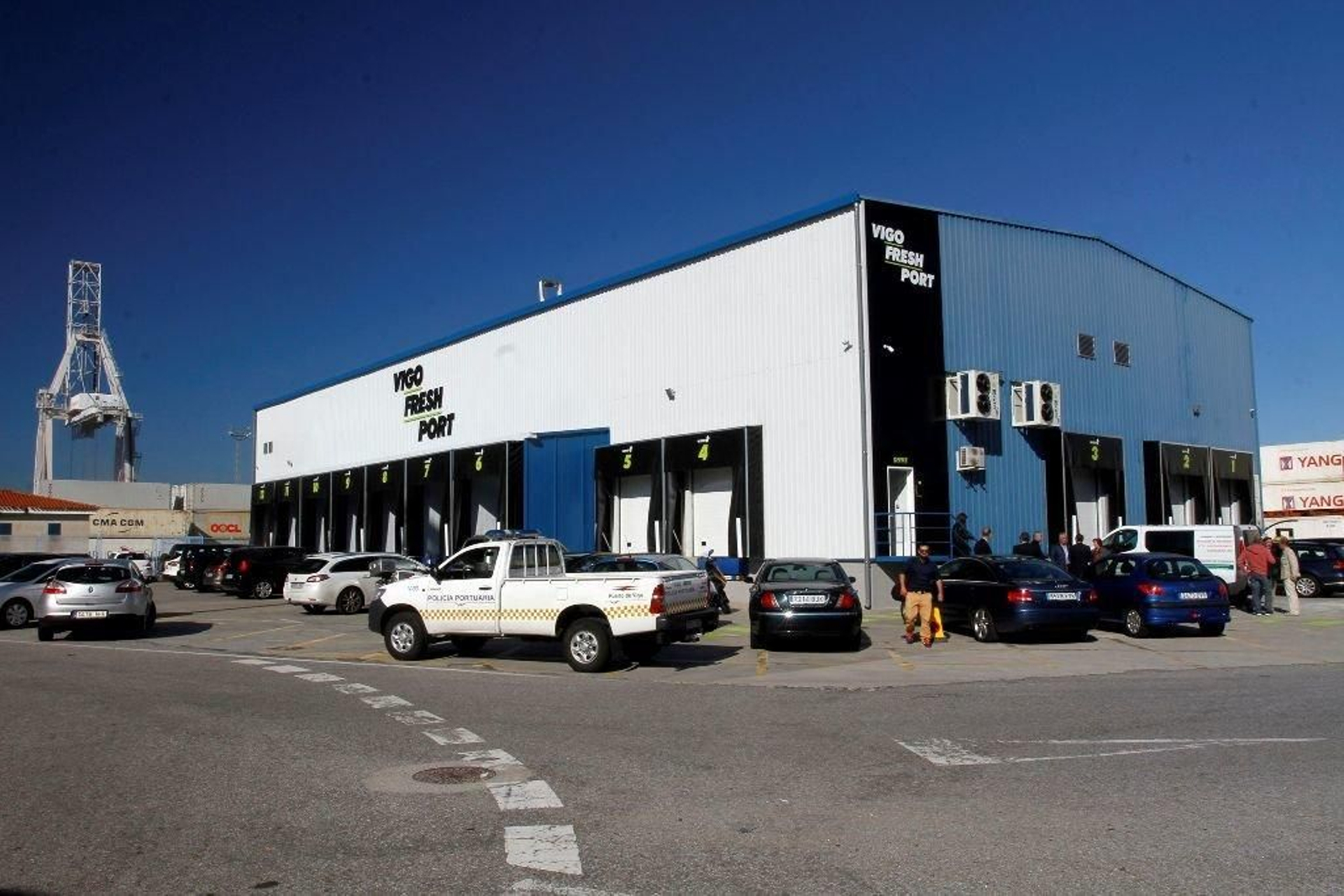 La nave de la terminal Vigo Fresh Port, en Guixar, que comienza a operar a partir de enero con fruta, frutos y flores.