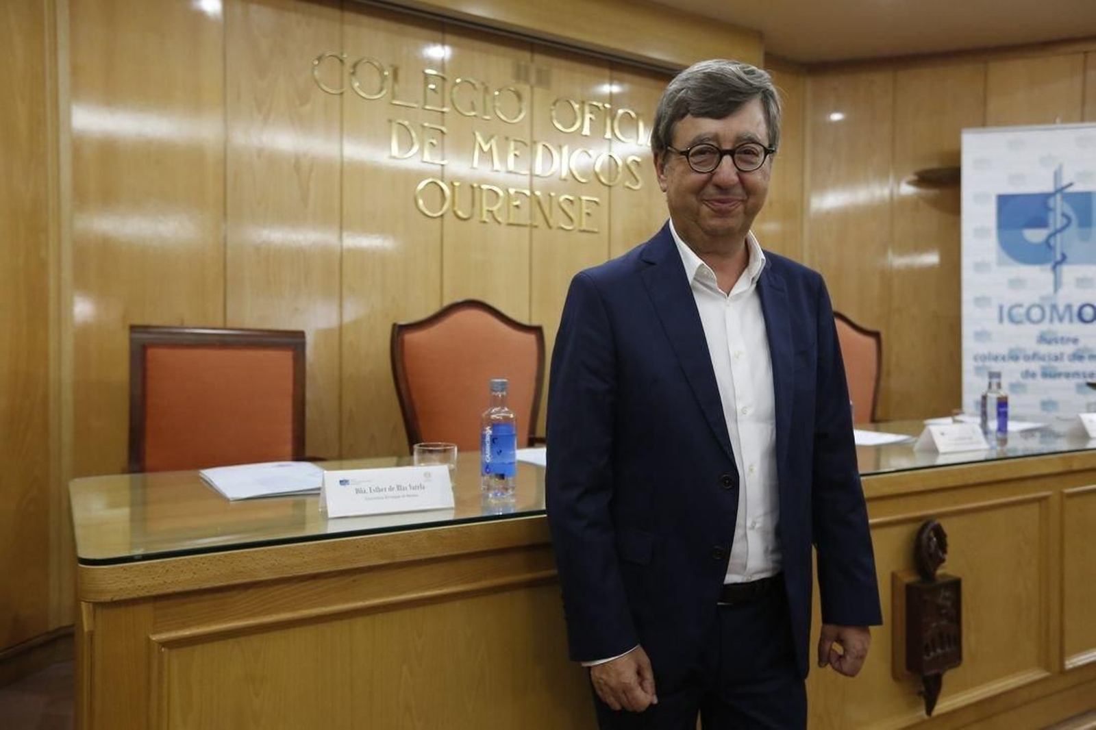 El presidente del Colegio de Médicos de Ourense, José Luis Jiménez. (Foto: Xesús Fariñas)