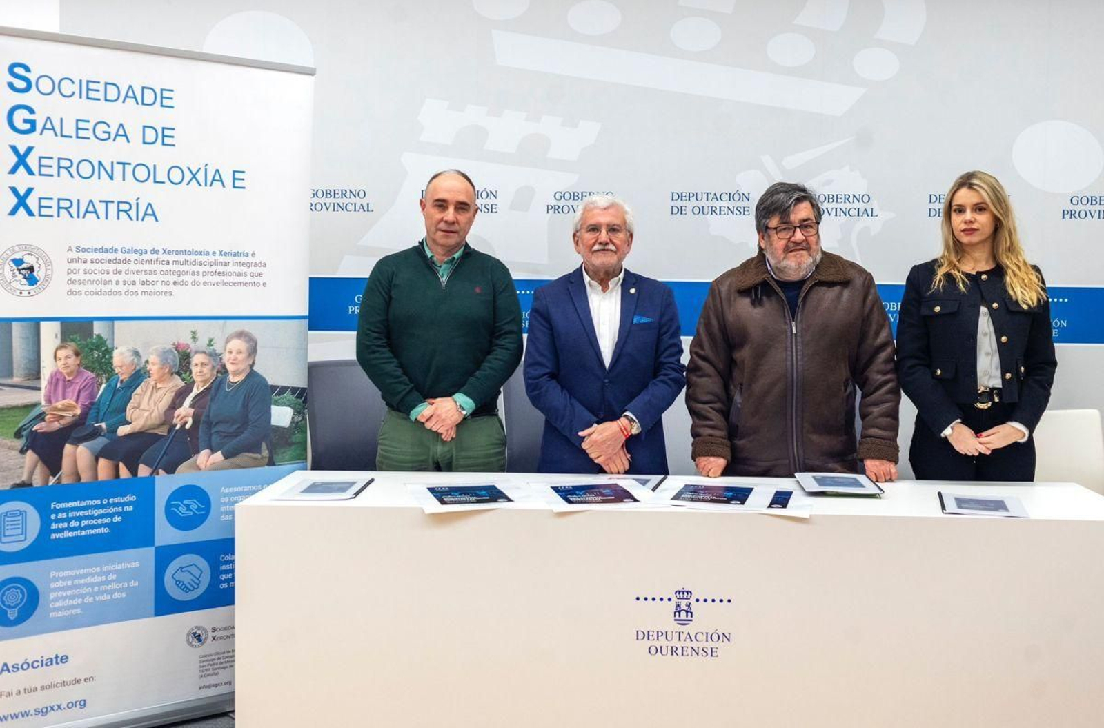 Jose Antonio Faílde, Rosendo Fernández y José Manuel Pazos.