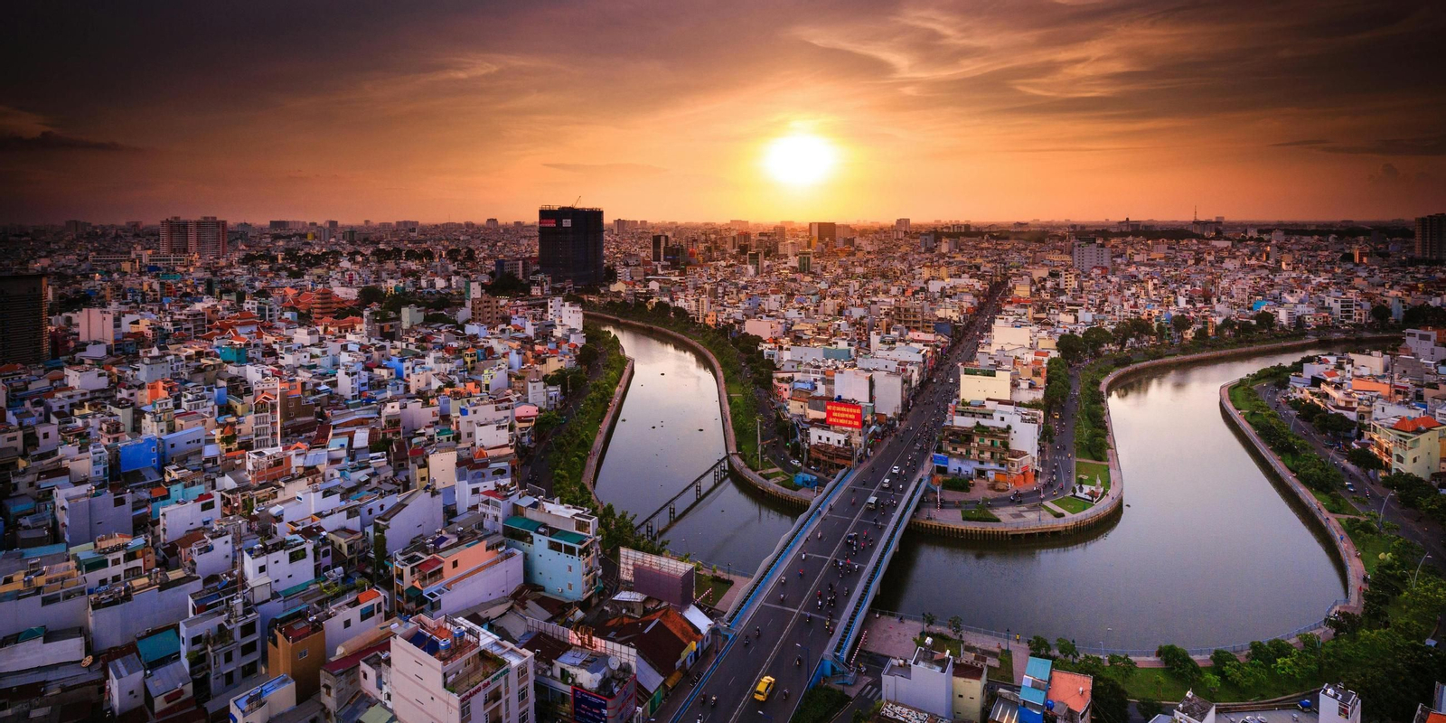 Panorámica de Ho Chi Minh