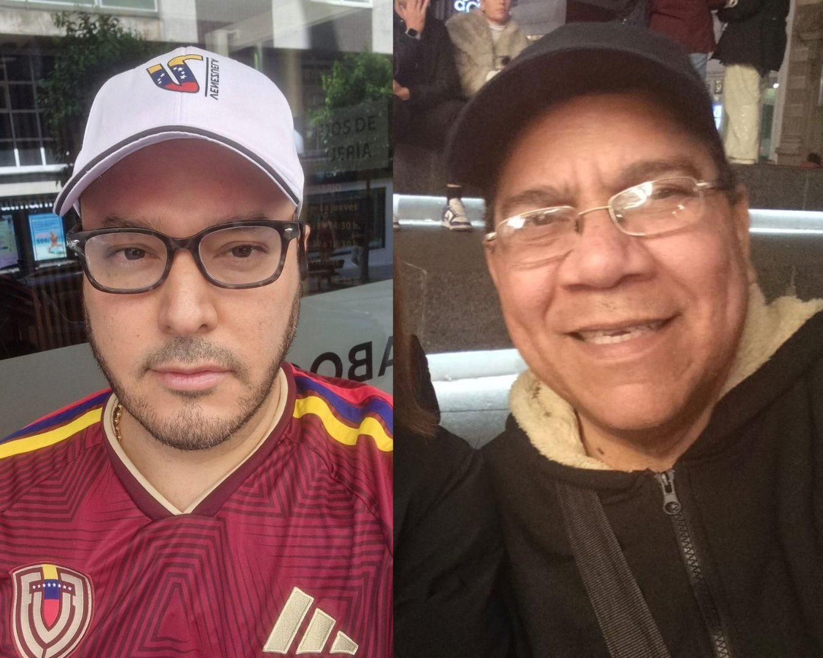 A la izquierda, Wladimir Rodríguez. A la derecha, Neker Rojas. Ambos son venezolanos residentes en Vigo.