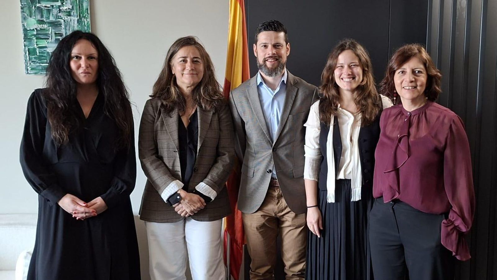 El presidente de Asturex en la Oficina Económica y Comercial de Milán