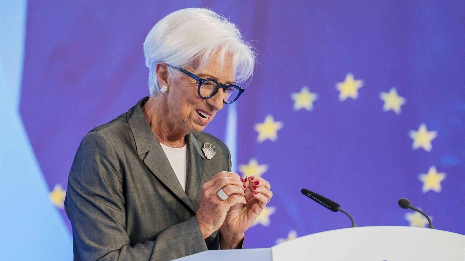 Christine Lagarde, la presidenta del Banco Central Europeo (BCE) en una imagen de archivo.