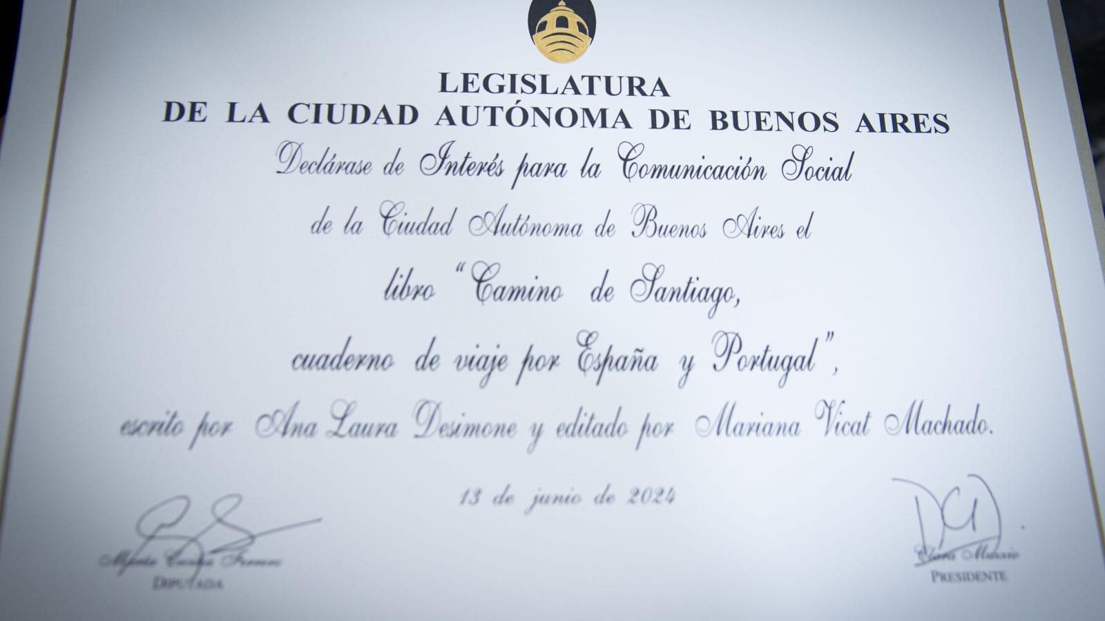 Diploma de Distinción
