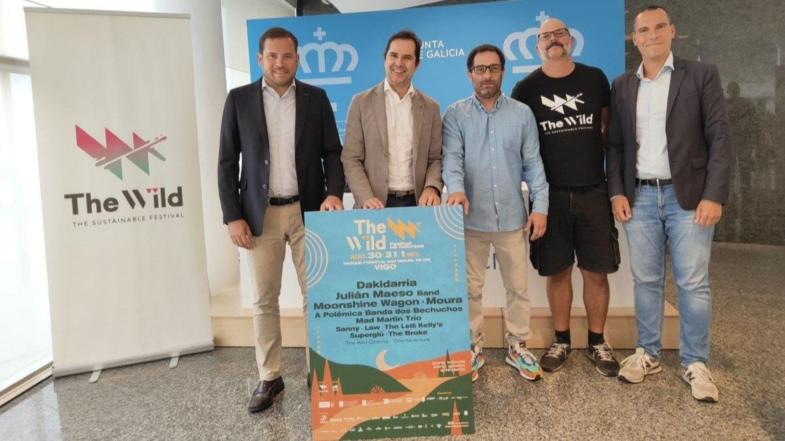 La presentación del festival The Wild en la Delegación de la Xunta en Vigo.