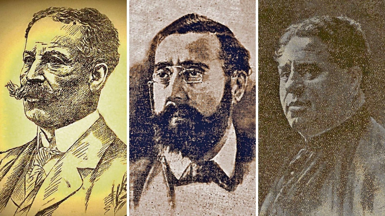 Arturo Vázquez Núñez , Basilio Álvarez y Curros Enríquez.