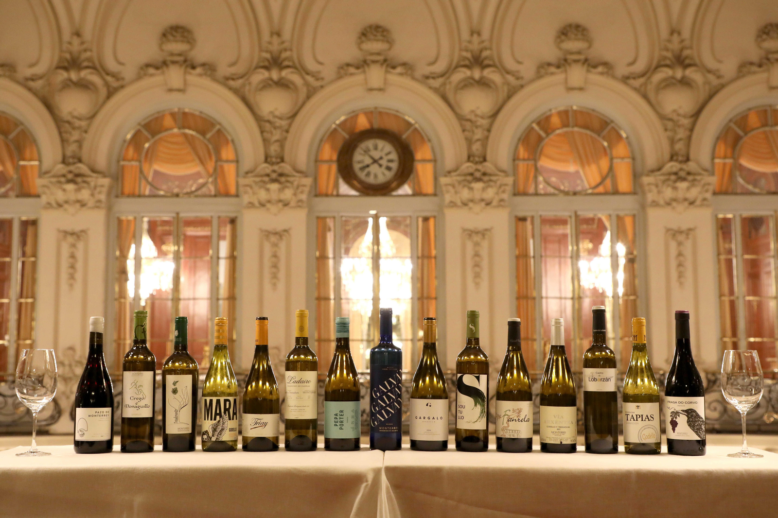 Vinos que se promocionaron en Madrid.