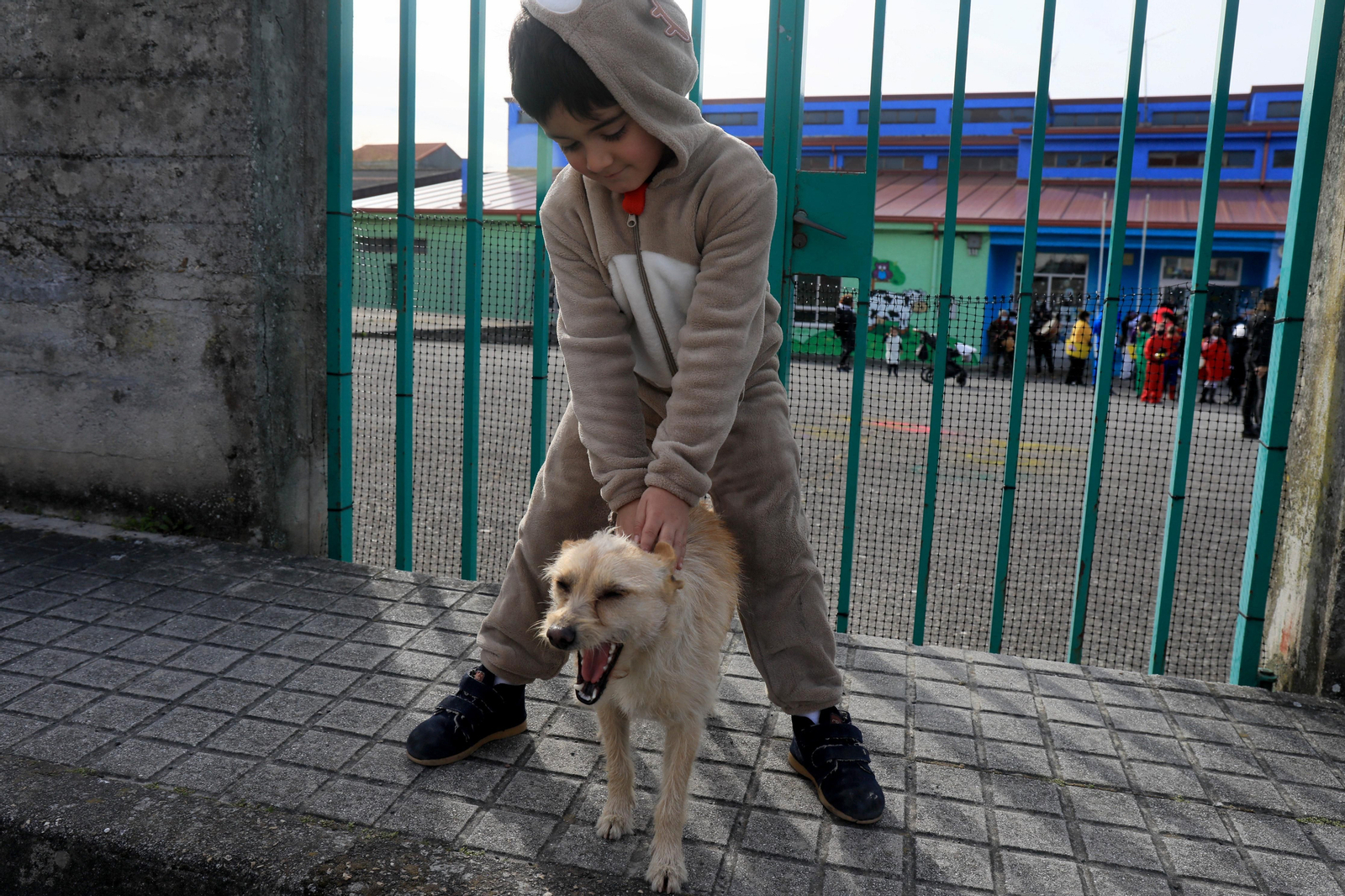 Desfile de entroido infantil en Cualedro. José Paz