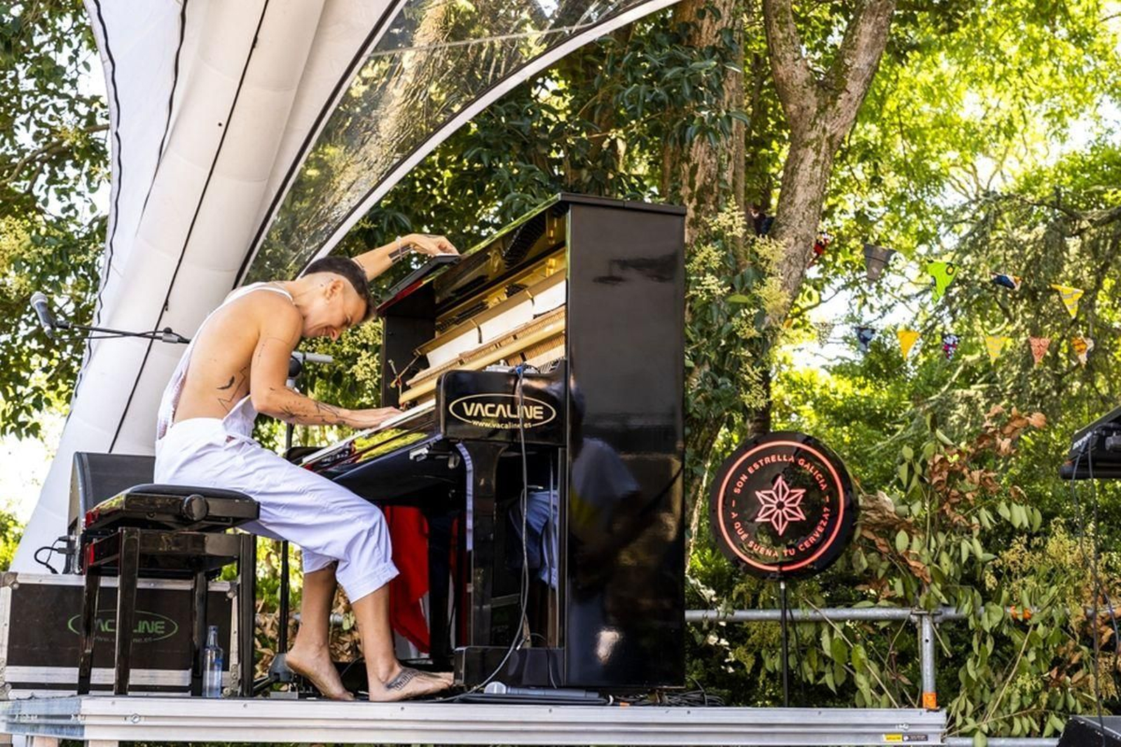 Uno de los conciertos sorpresa en la pasada edición, en un escenario rodeado de naturaleza.