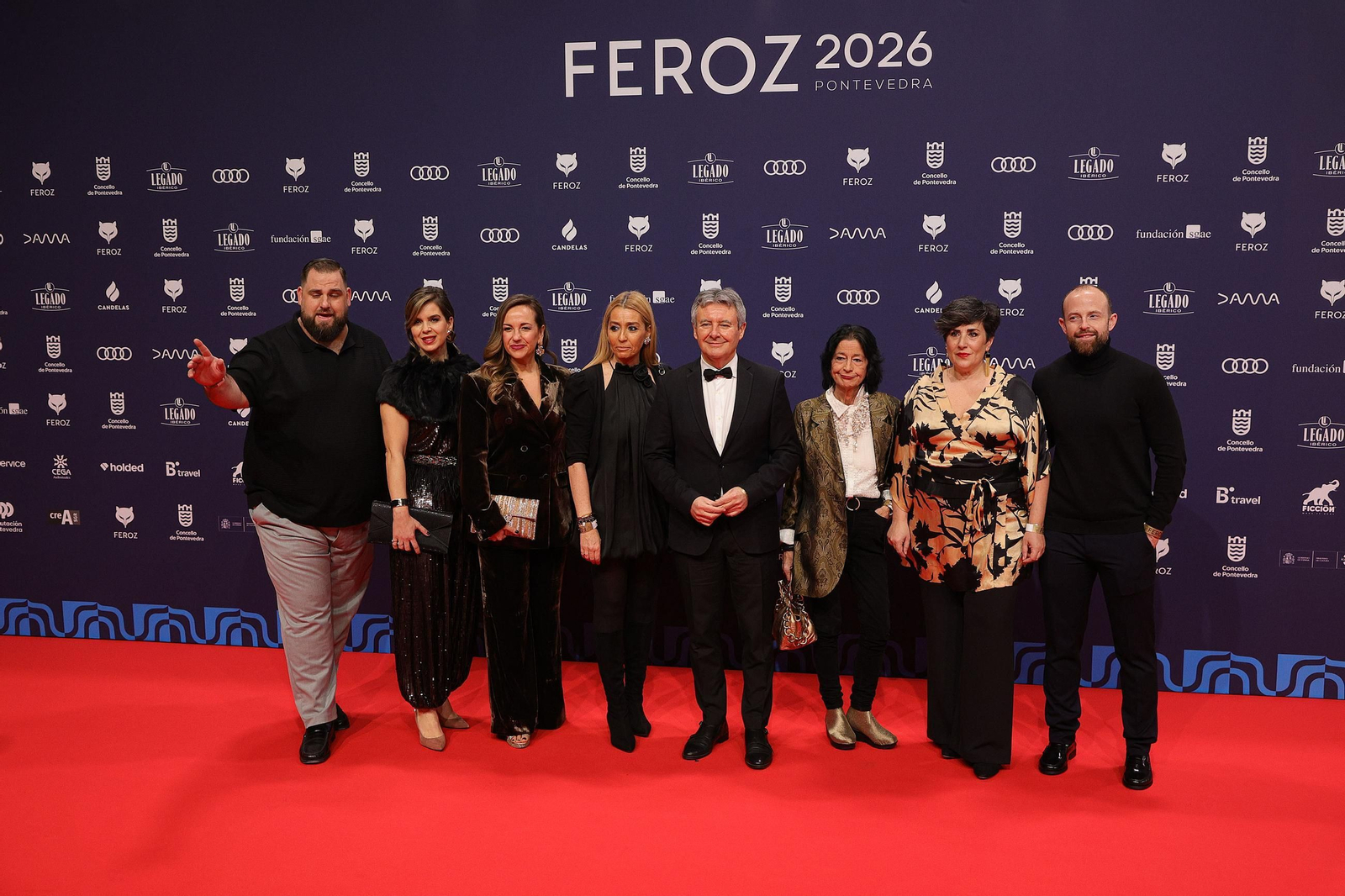 Galería | La alfombra roja de los Premios Feroz 2026 en Pontevedra