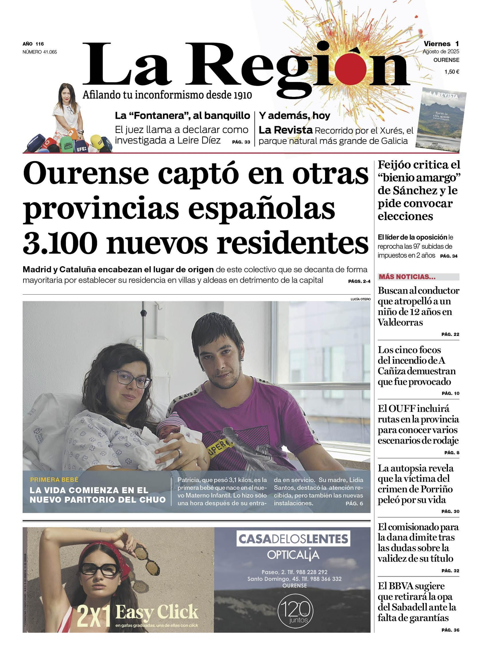 La portada de hoy