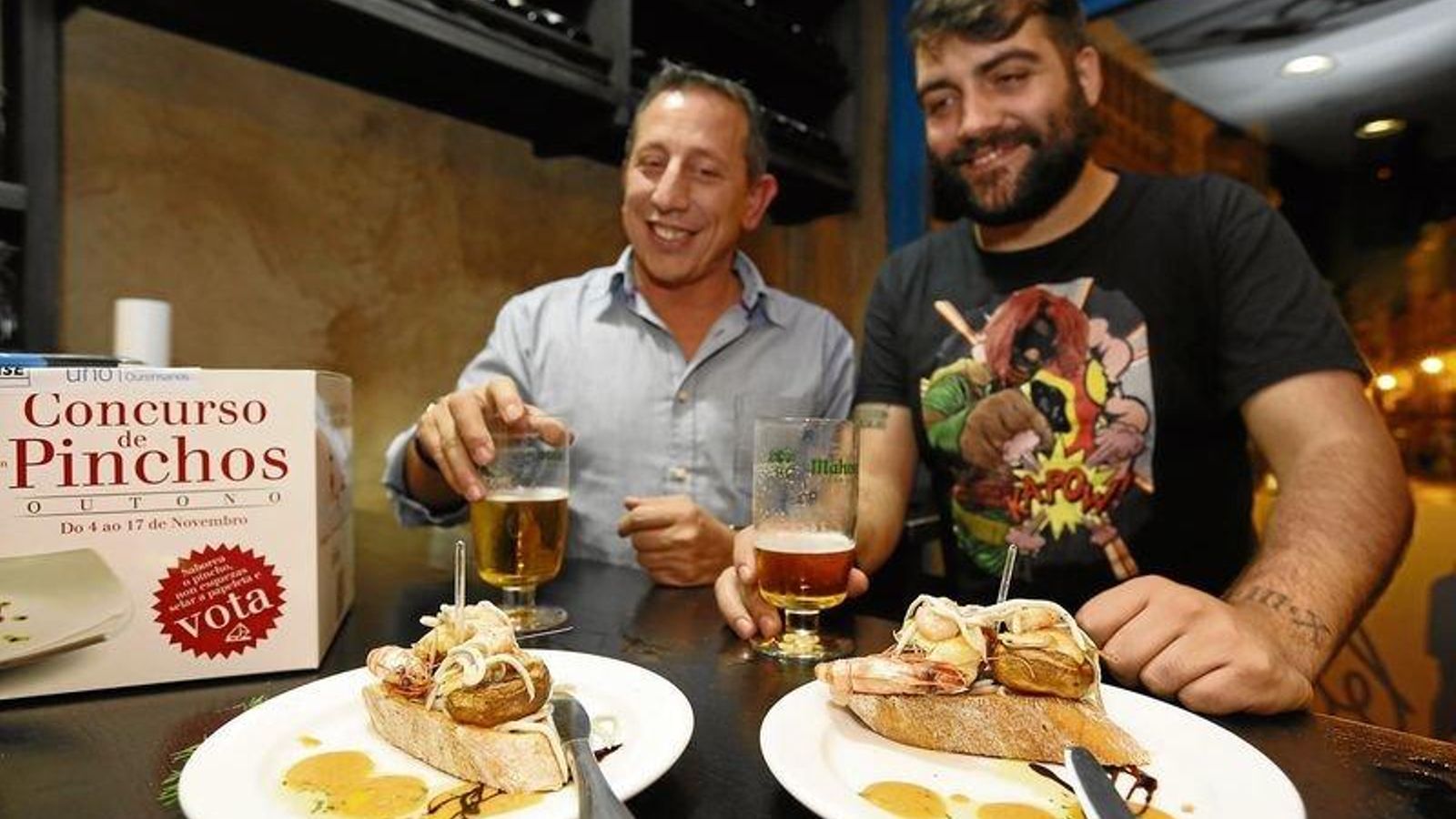 Ourense. 04-11-13. Local. Concurso de pinchos 